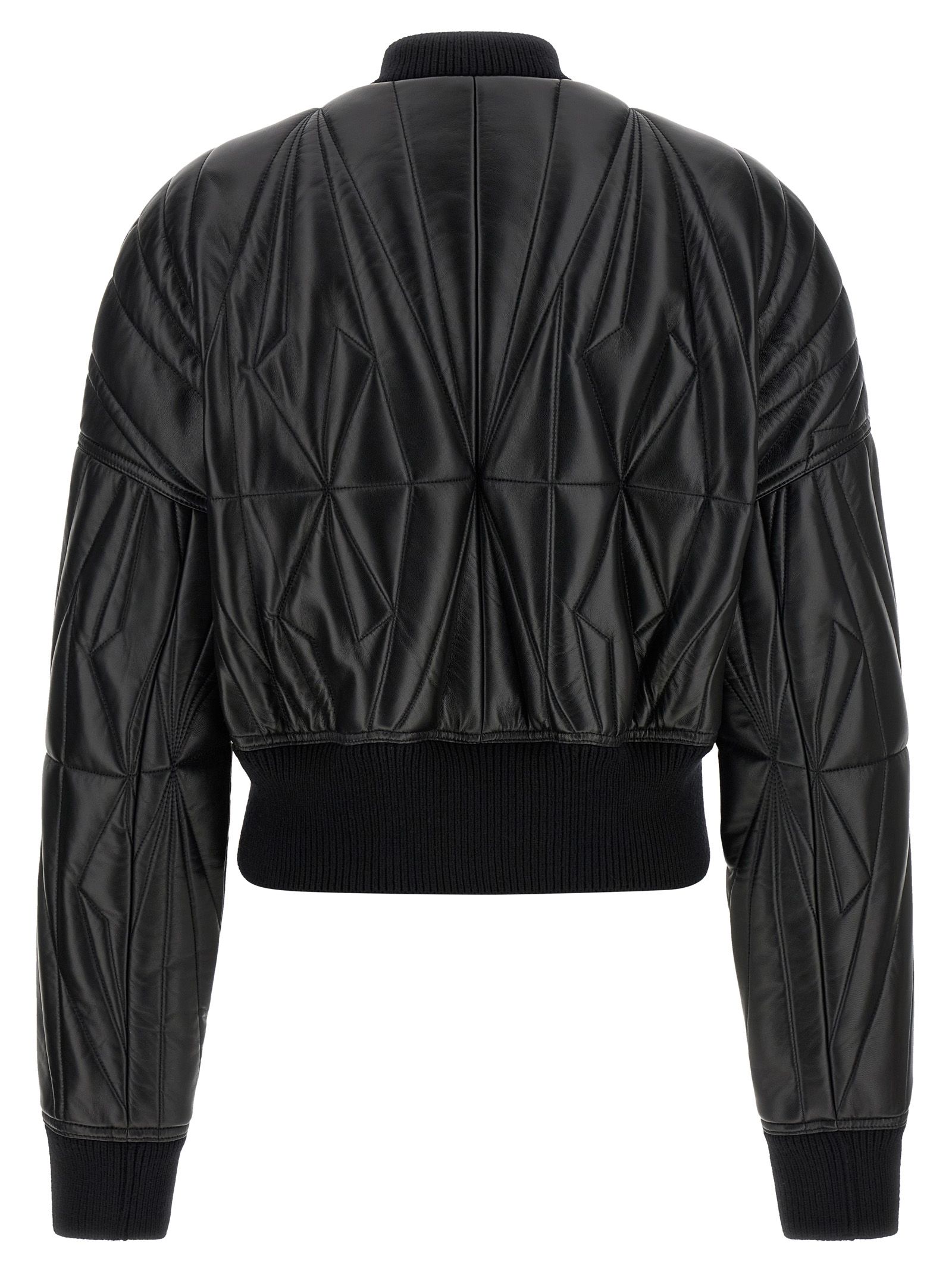 Lamb Leather Leather Men's Jacket - Rick Owens - Modalova