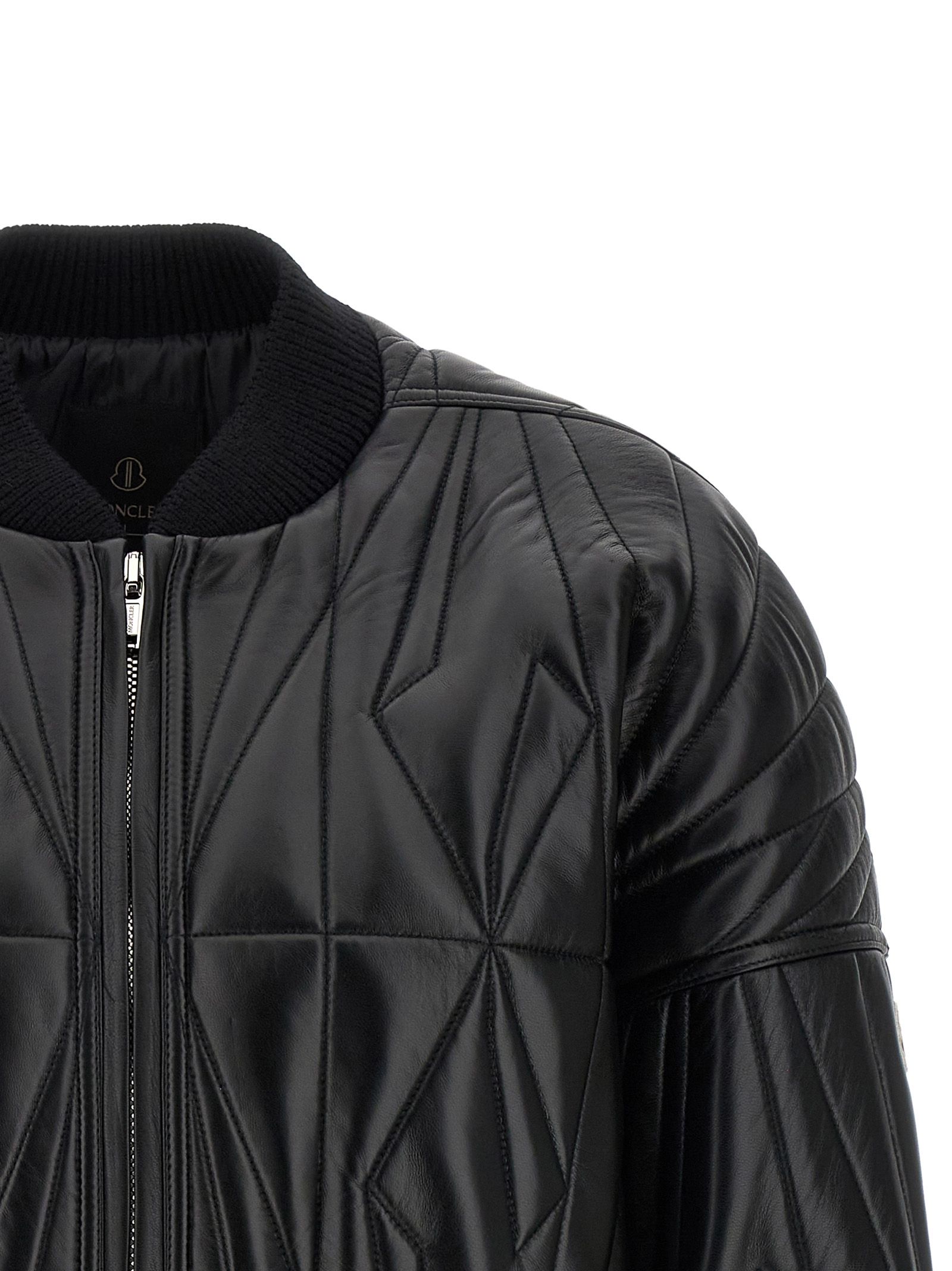 Lamb Leather Leather Men's Jacket - Rick Owens - Modalova