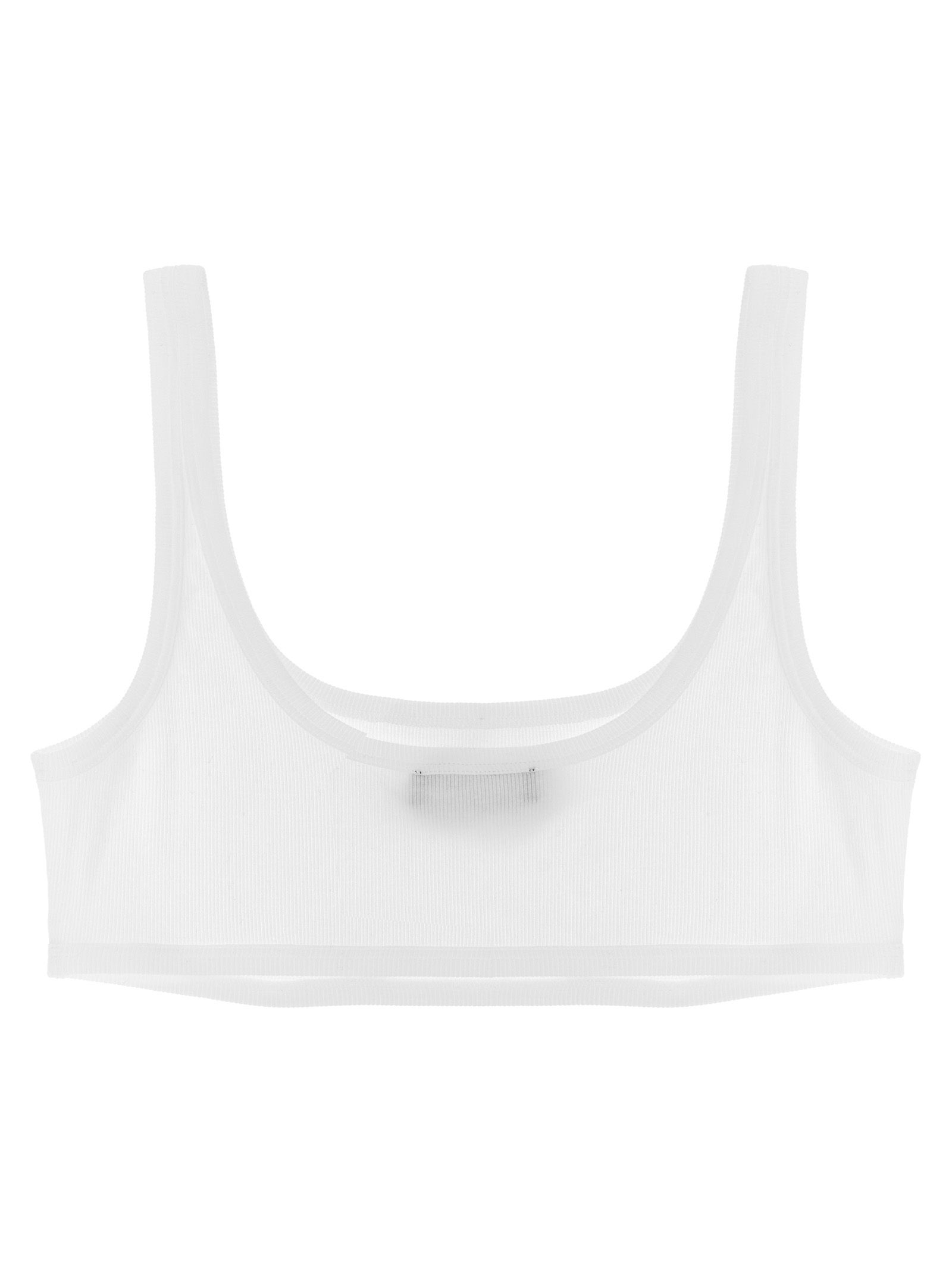 Versace White Cotton Women's Bra - Versace - Modalova