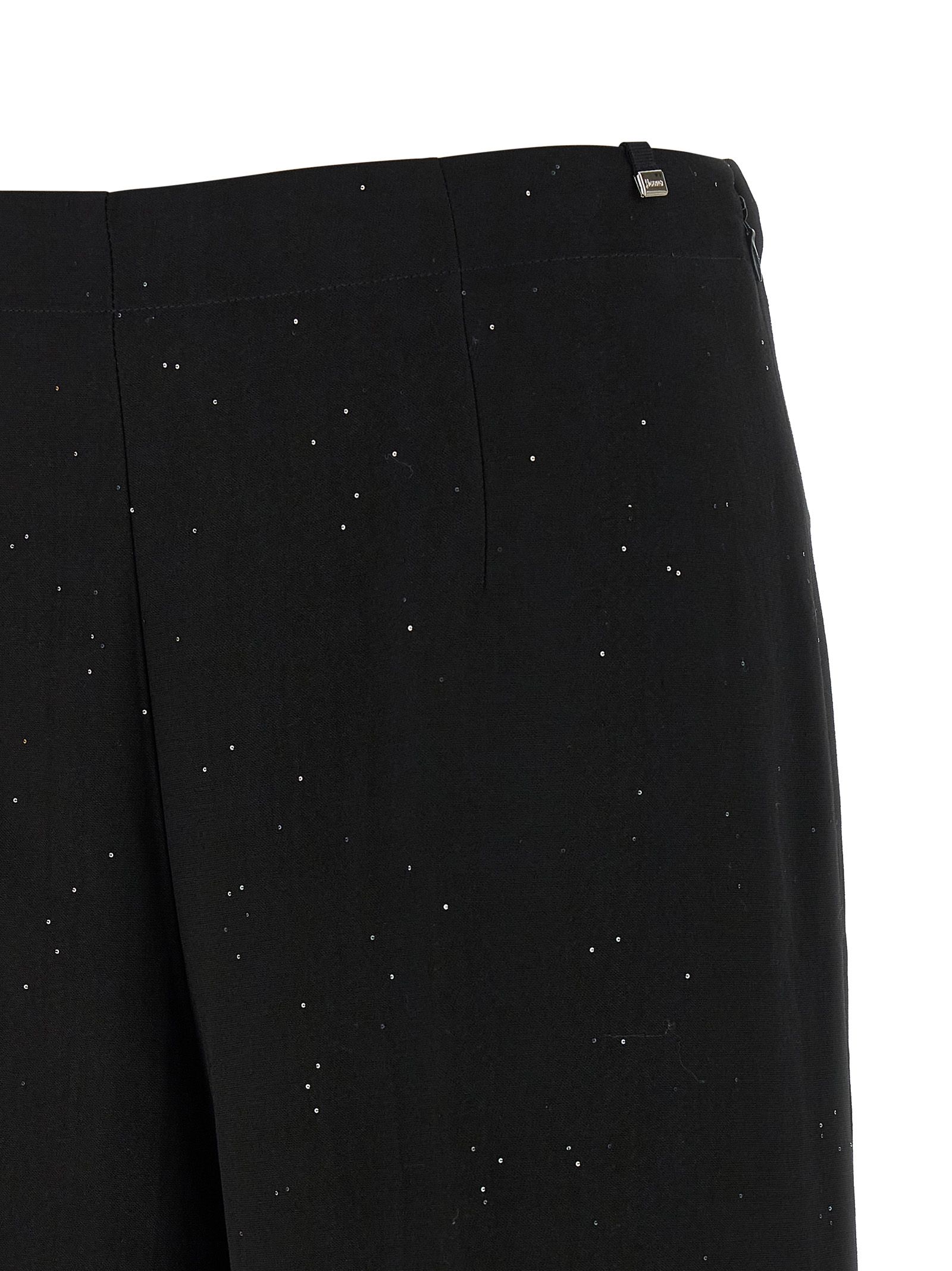 Herno Black Viscose Women's Pants - Herno - Modalova