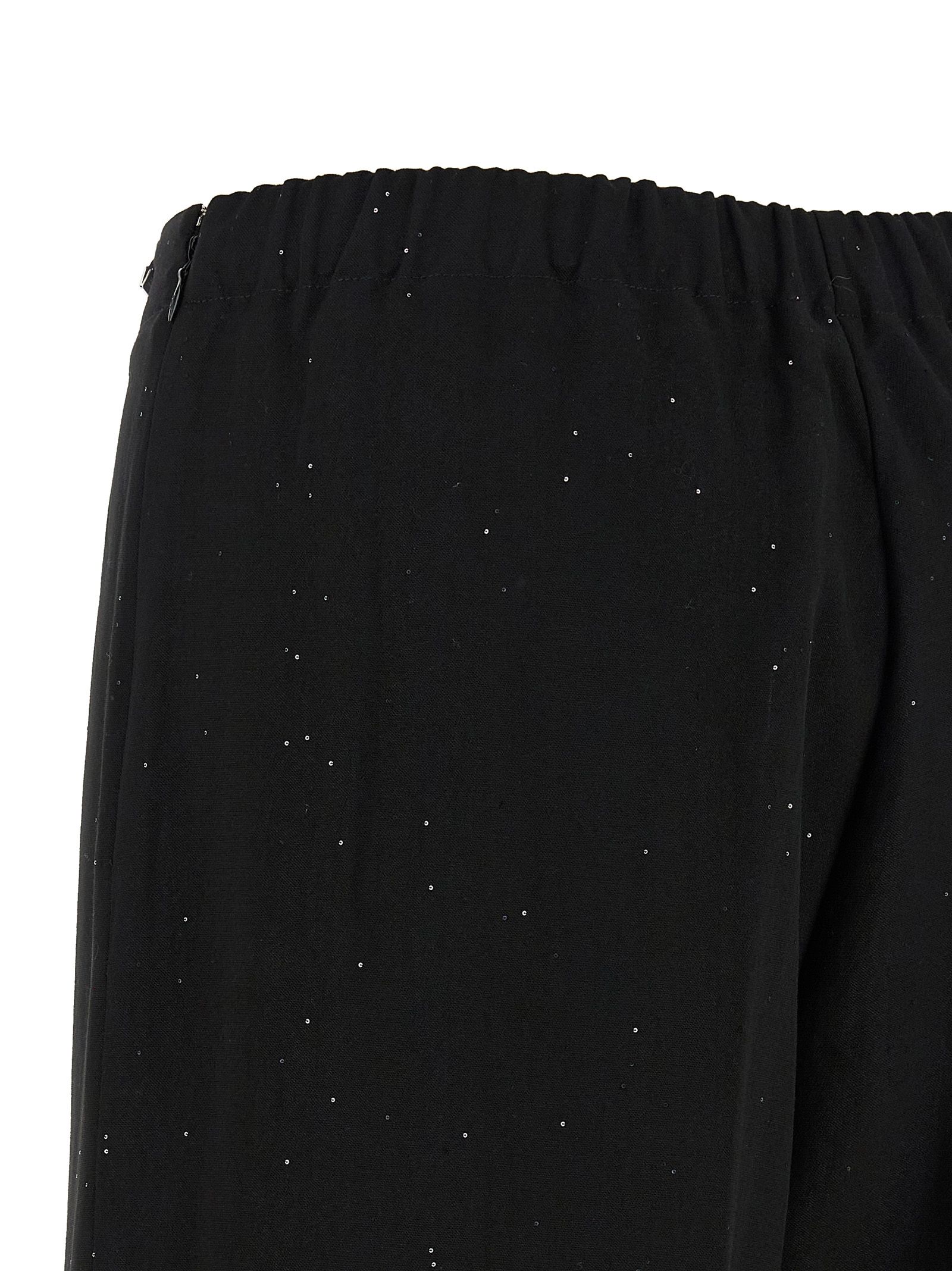 Herno Black Viscose Women's Pants - Herno - Modalova