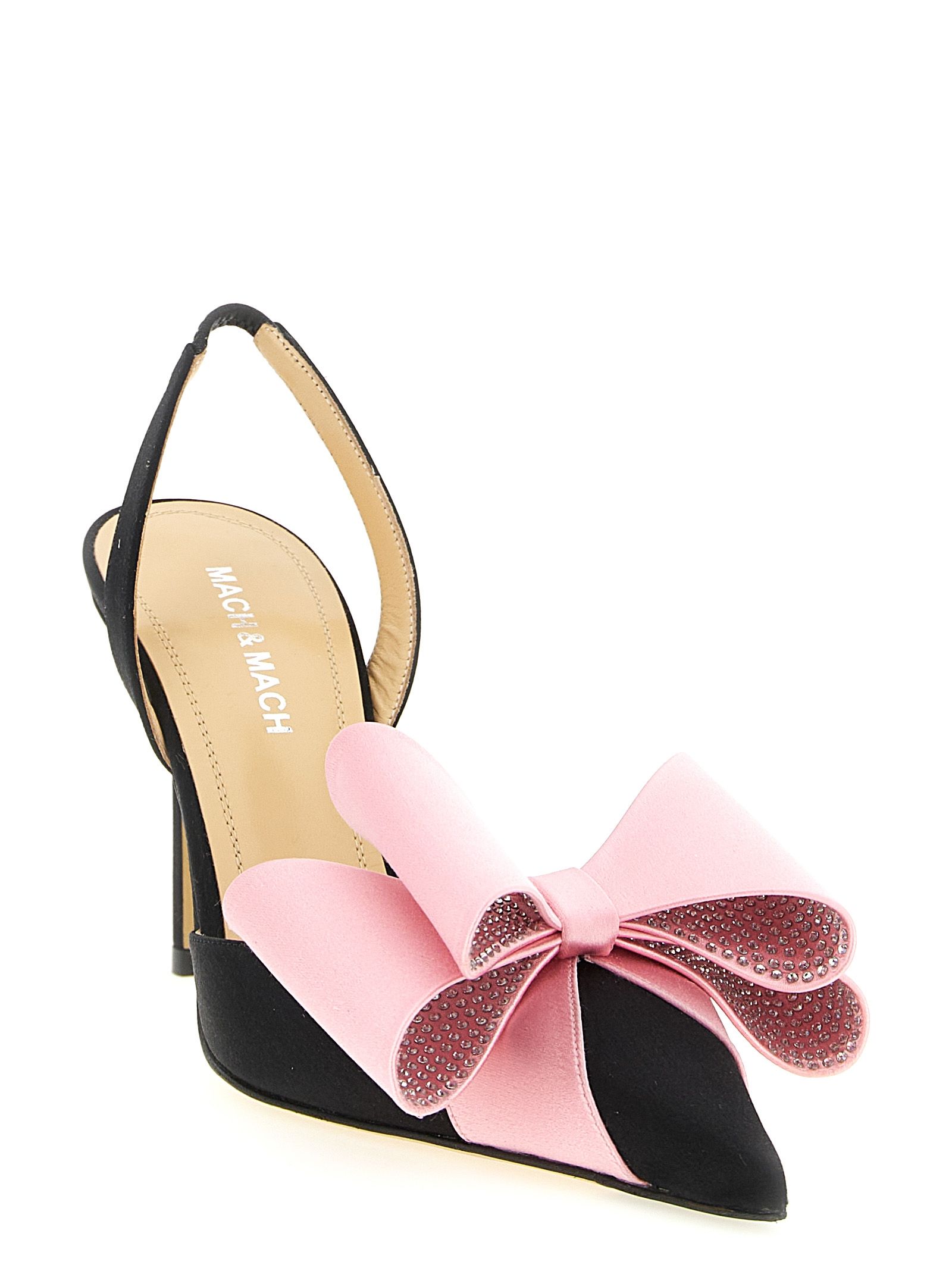 Satin High Heel Women's Pumps - MACH & MACH - Modalova