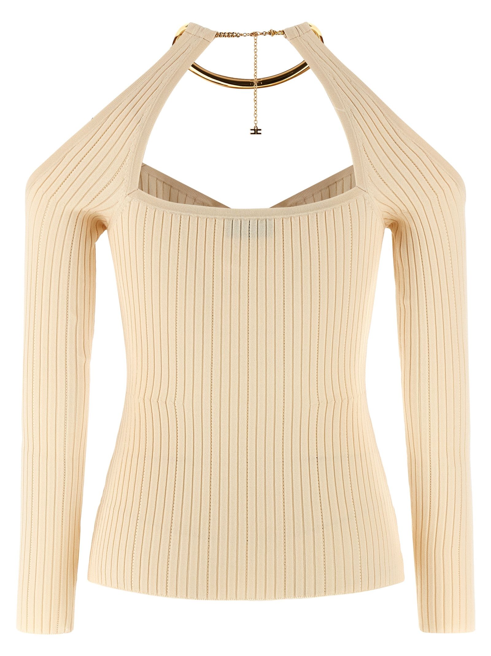 Viscose Women's Cardigan - Elisabetta Franchi - Modalova