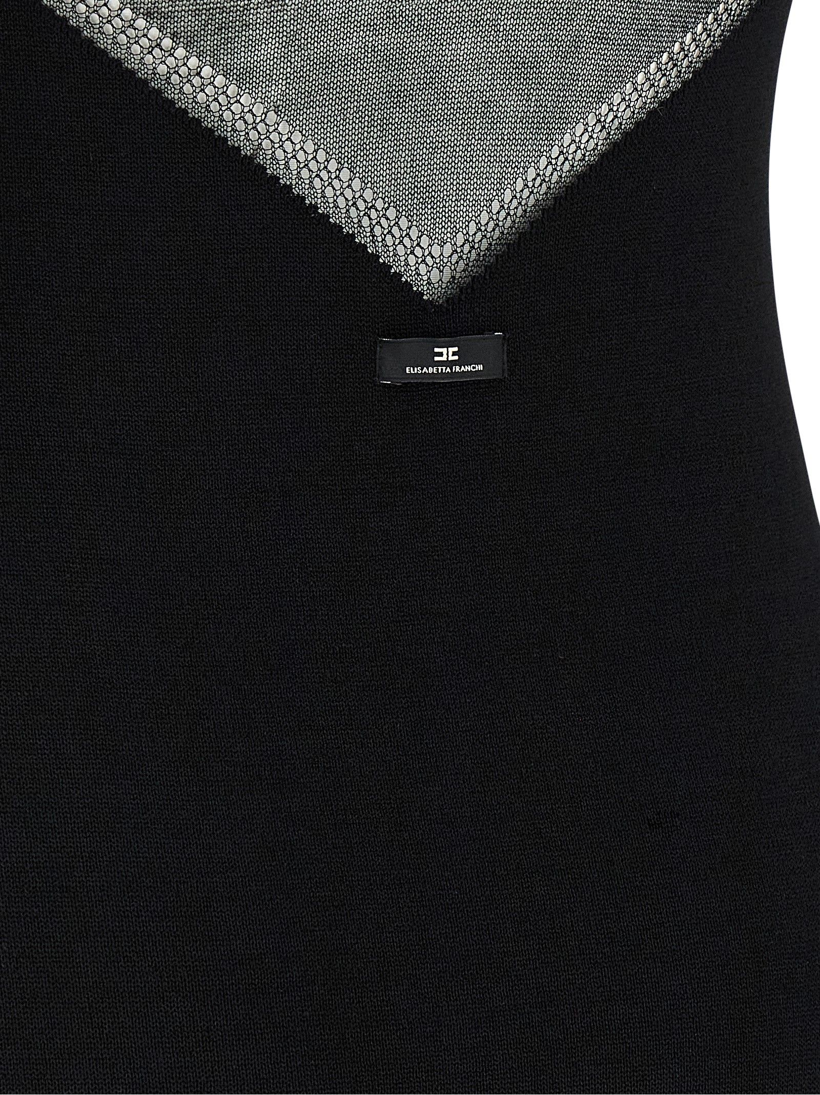 Viscose Short Women's Dress - Elisabetta Franchi - Modalova