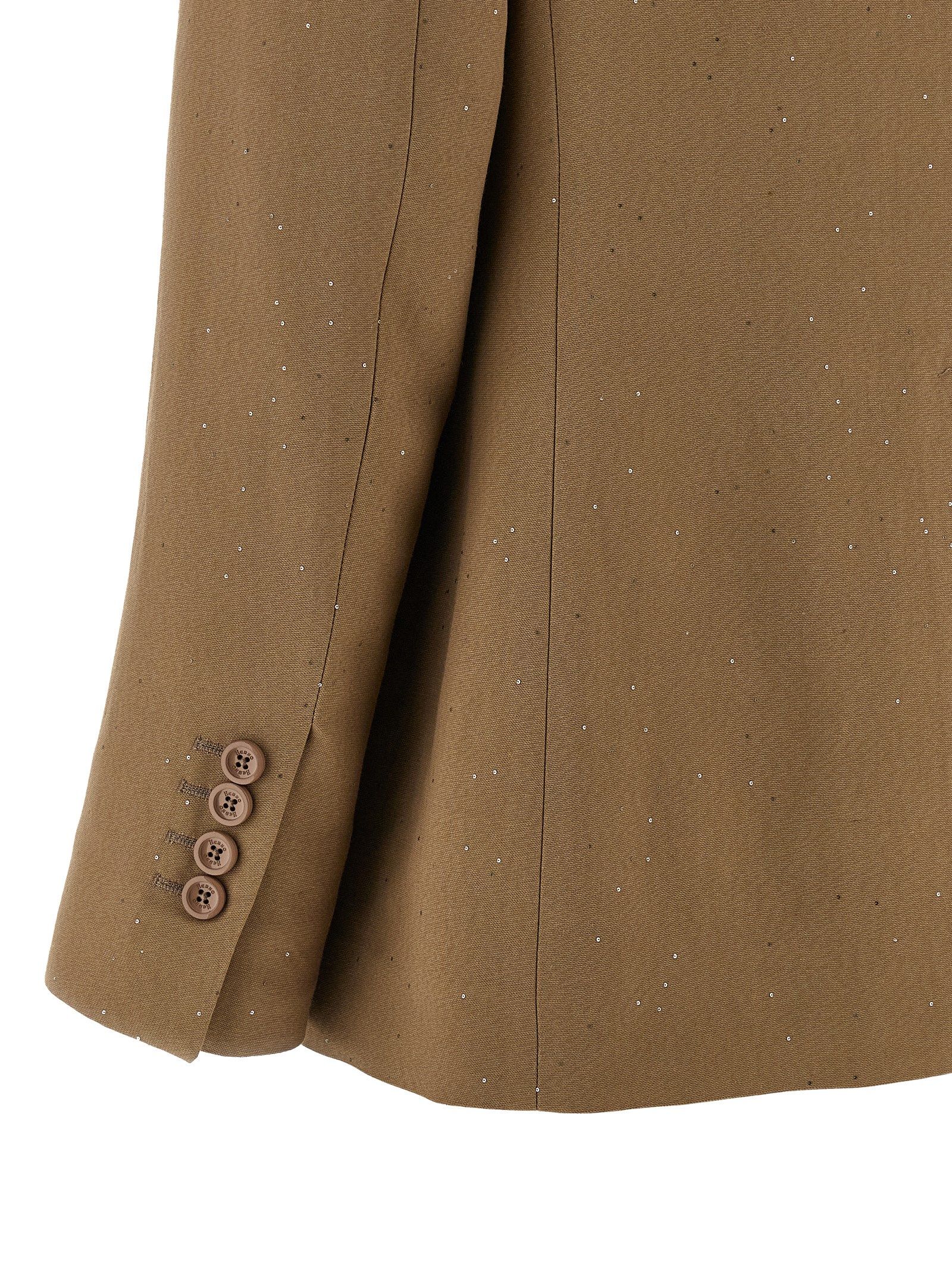 Herno Beige Viscose Women's Blazer - Herno - Modalova