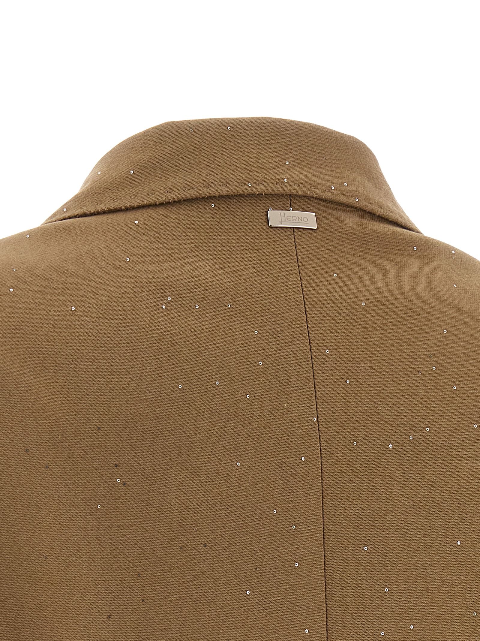 Herno Beige Viscose Women's Blazer - Herno - Modalova