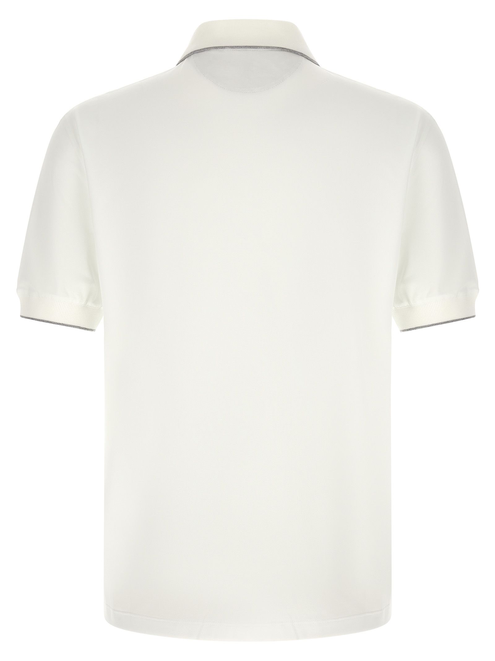 Polyamide Polo Men's Shirt - Brunello Cucinelli - Modalova