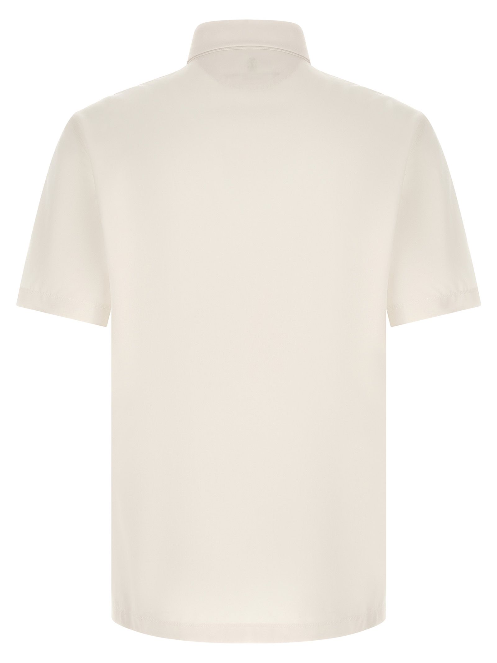Virgin Wool Polo Men's Shirt - Brunello Cucinelli - Modalova