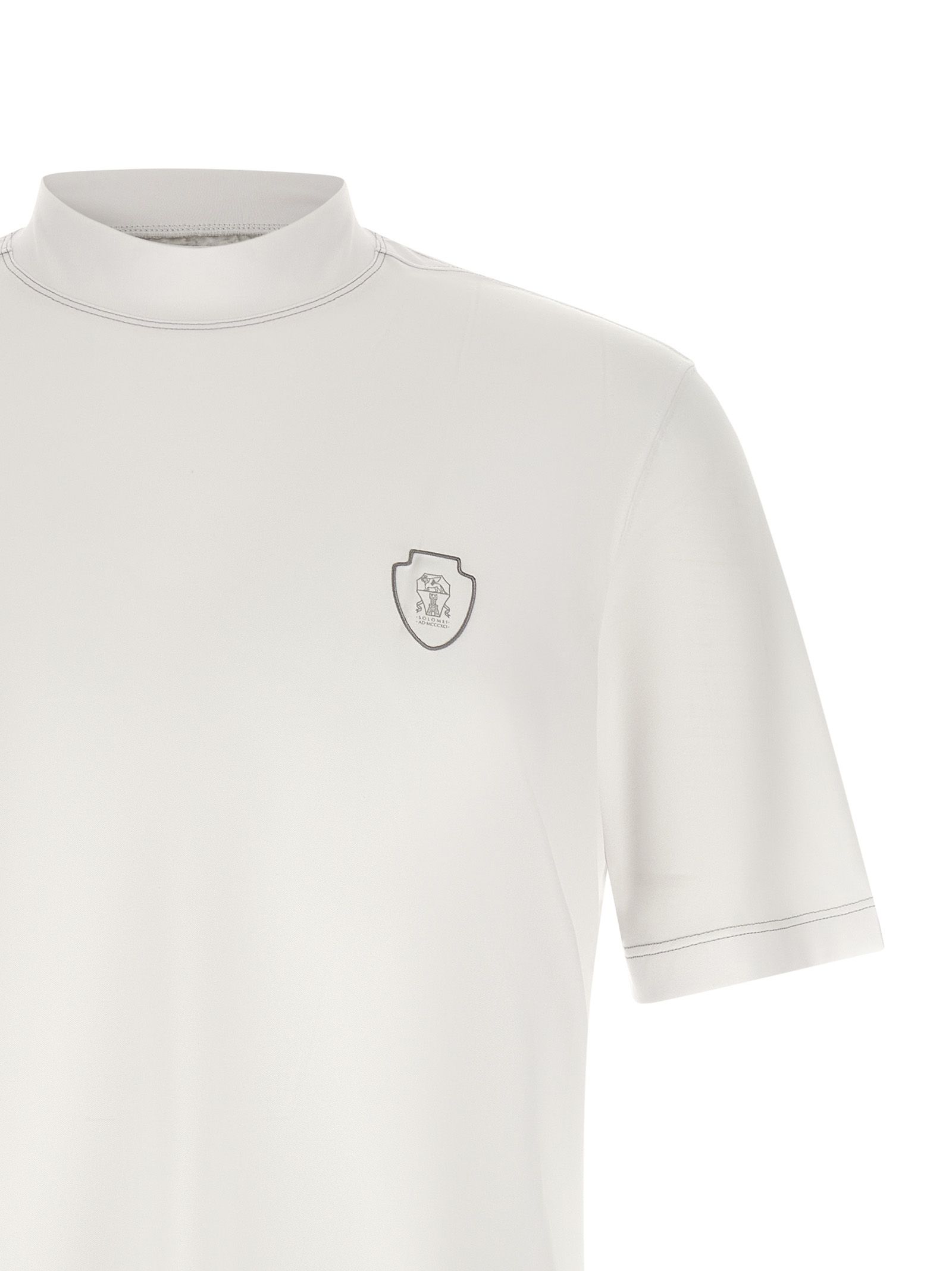 Polyamide Men's T-Shirt - Brunello Cucinelli - Modalova