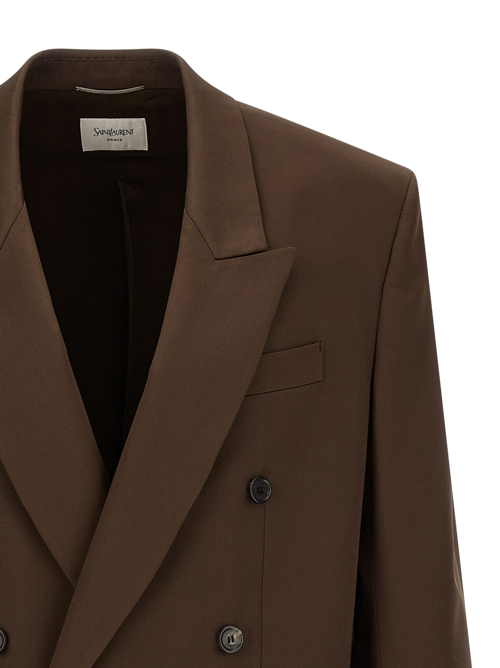 Silk Men's Blazer - Saint Laurent - Modalova