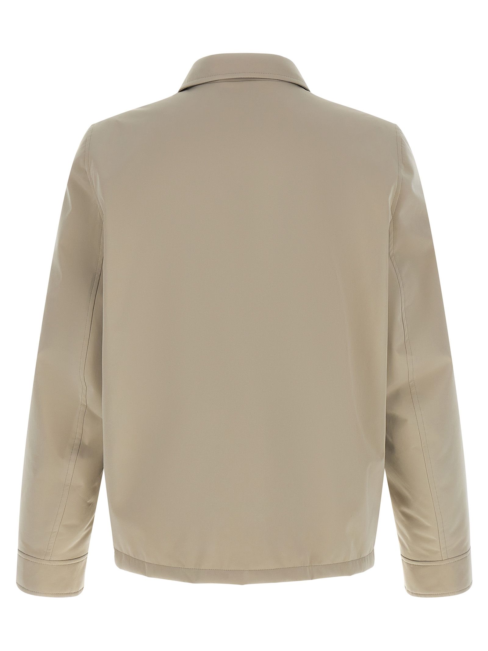 Polyester Full-Length Men's Jacket - Brunello Cucinelli - Modalova
