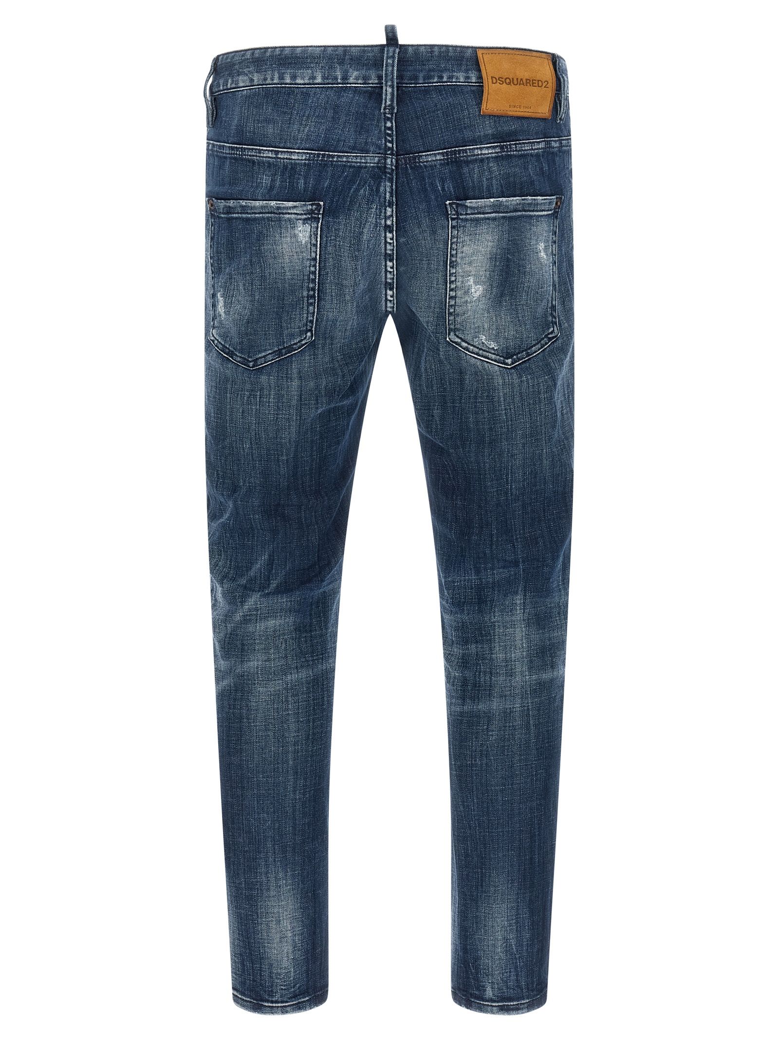 Cotton Relaxed Fit Men's Jeans - Dsquared² - Modalova