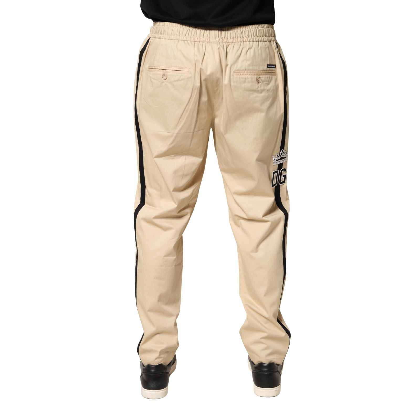 Cotton Skinny Men Jogger Trouser Men's Pants - Dolce & Gabbana - Modalova