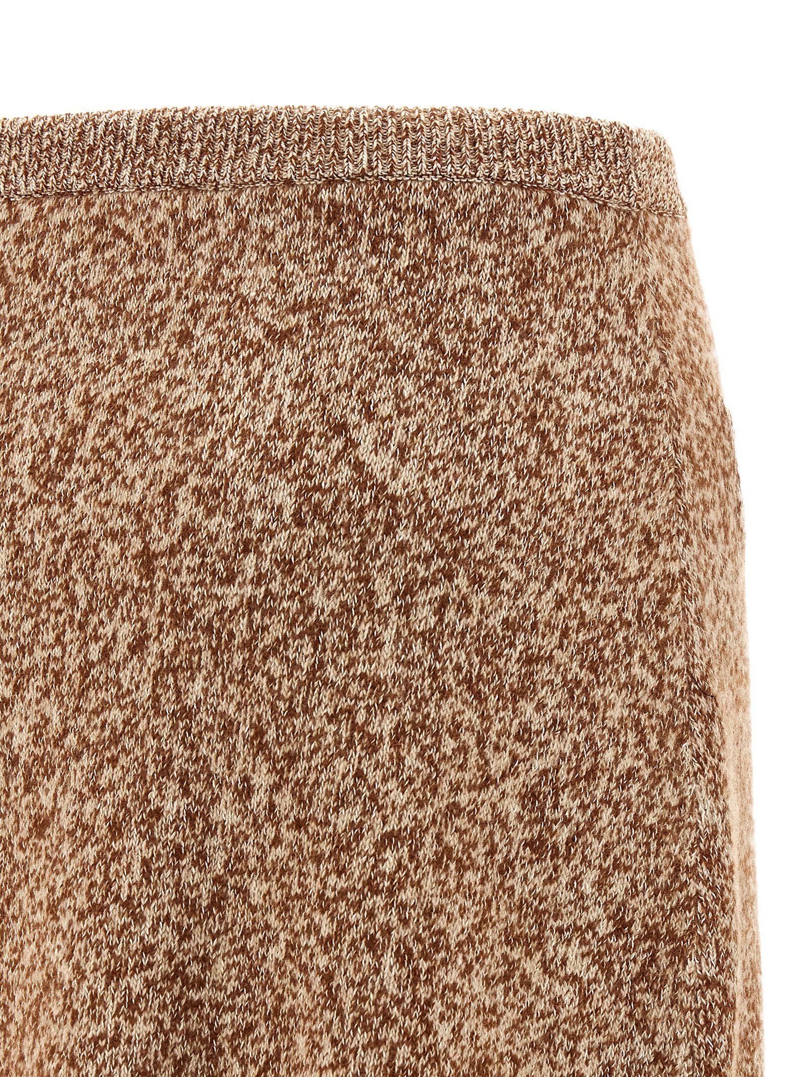 Virgin Wool Long Women's Skirt - Versace - Modalova