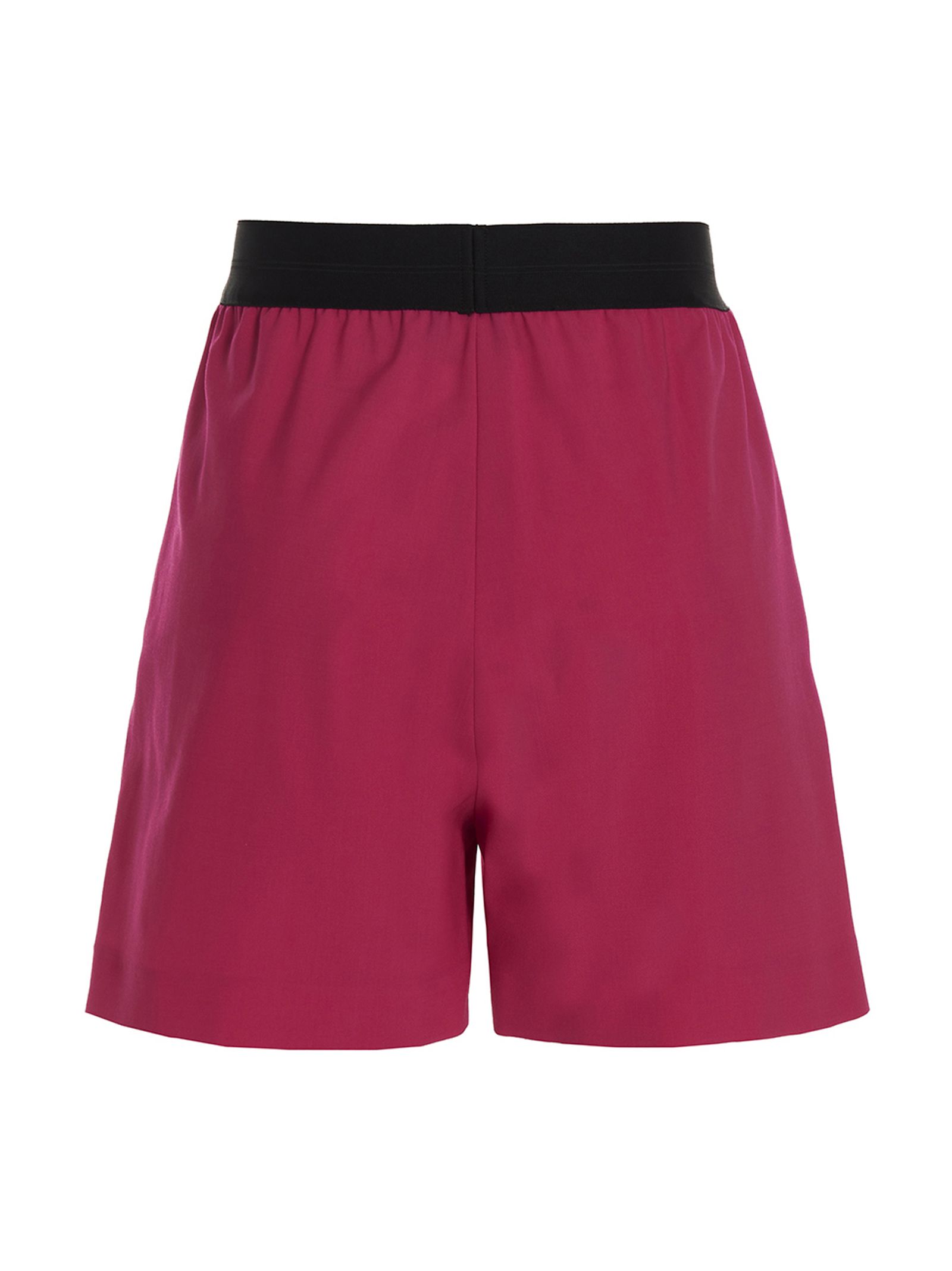 Virgin Wool Bermuda Women's Shorts - MSGM - Modalova