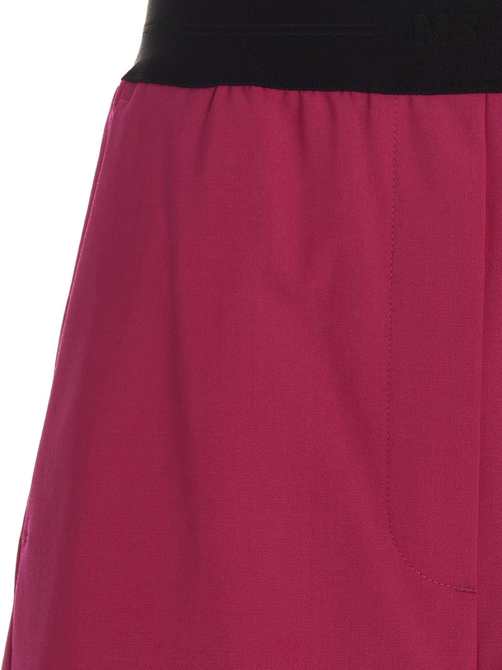 Virgin Wool Bermuda Women's Shorts - MSGM - Modalova