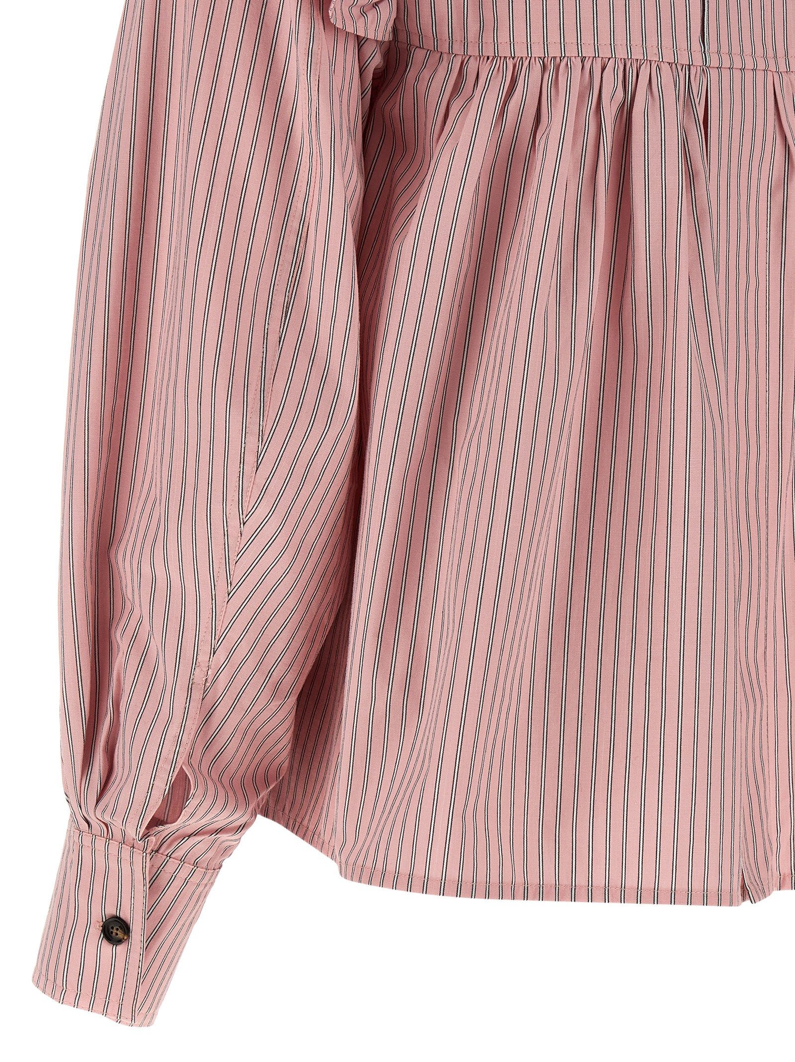 Organic Cotton Women's Blouse - Ganni - Modalova
