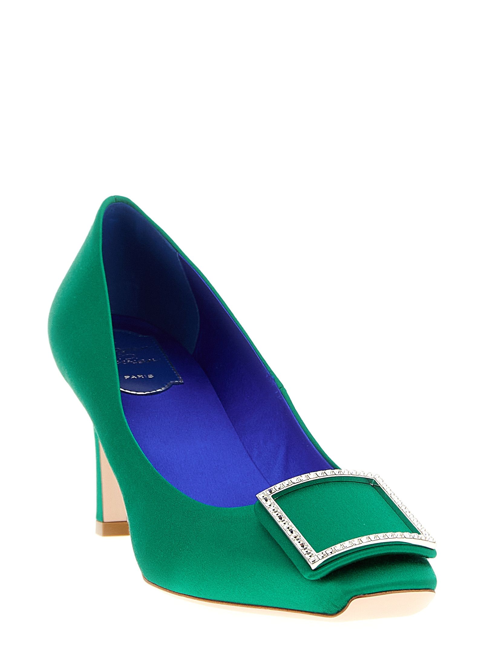 Viscose Mid Heel Women's Pumps - Roger Vivier - Modalova