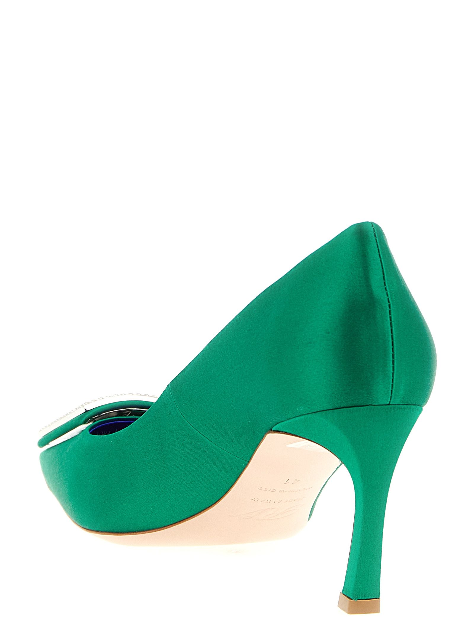 Viscose Mid Heel Women's Pumps - Roger Vivier - Modalova