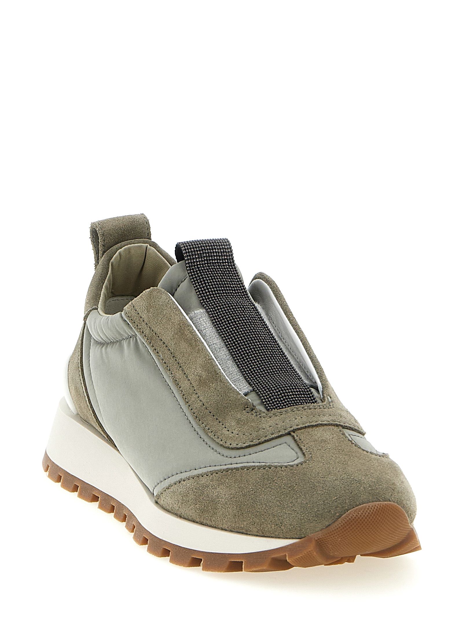 Polyester Athletic Women's Sneakers - Brunello Cucinelli - Modalova