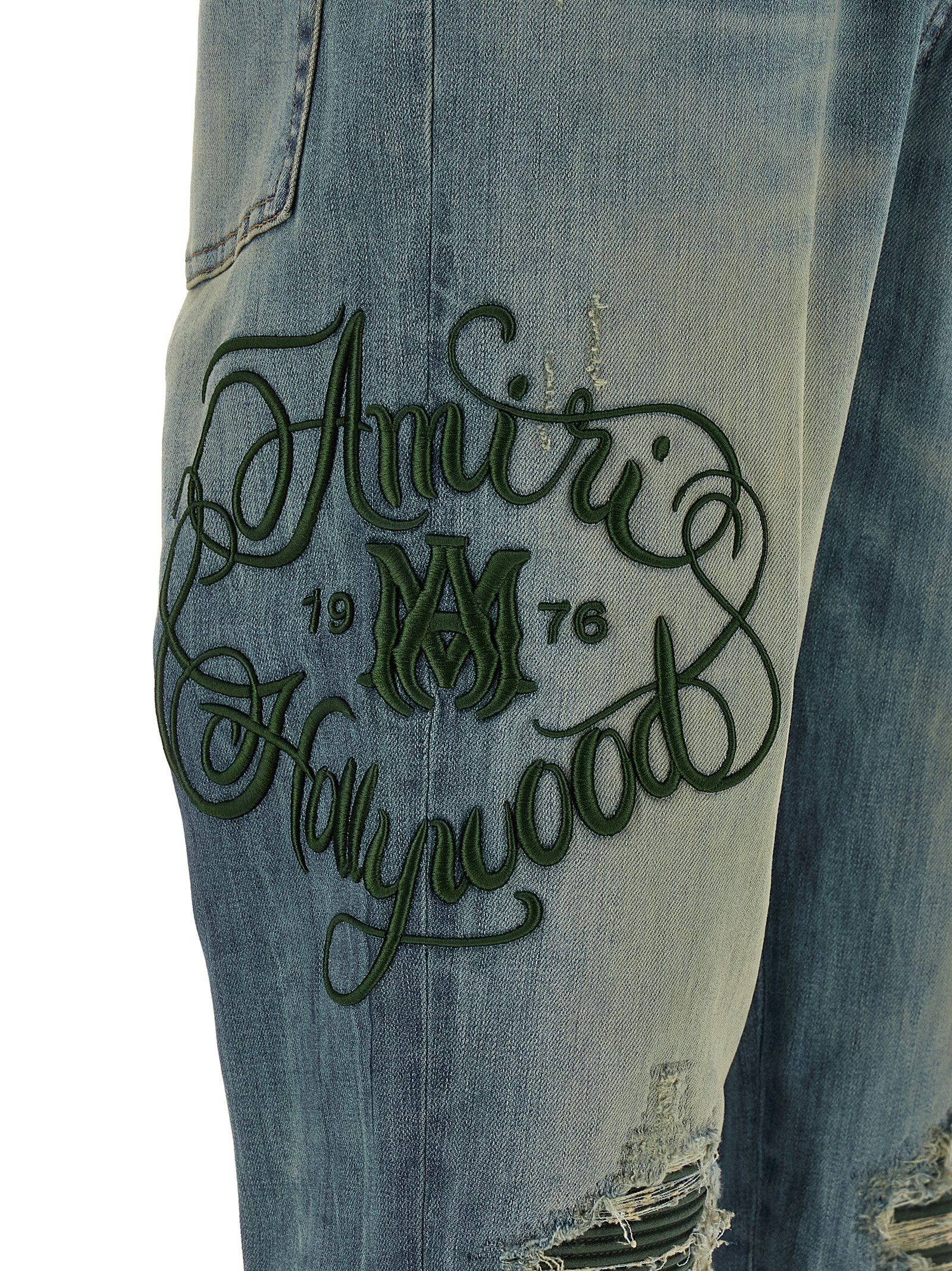 Cotton Relaxed Fit Men's Jeans - Amiri - Modalova
