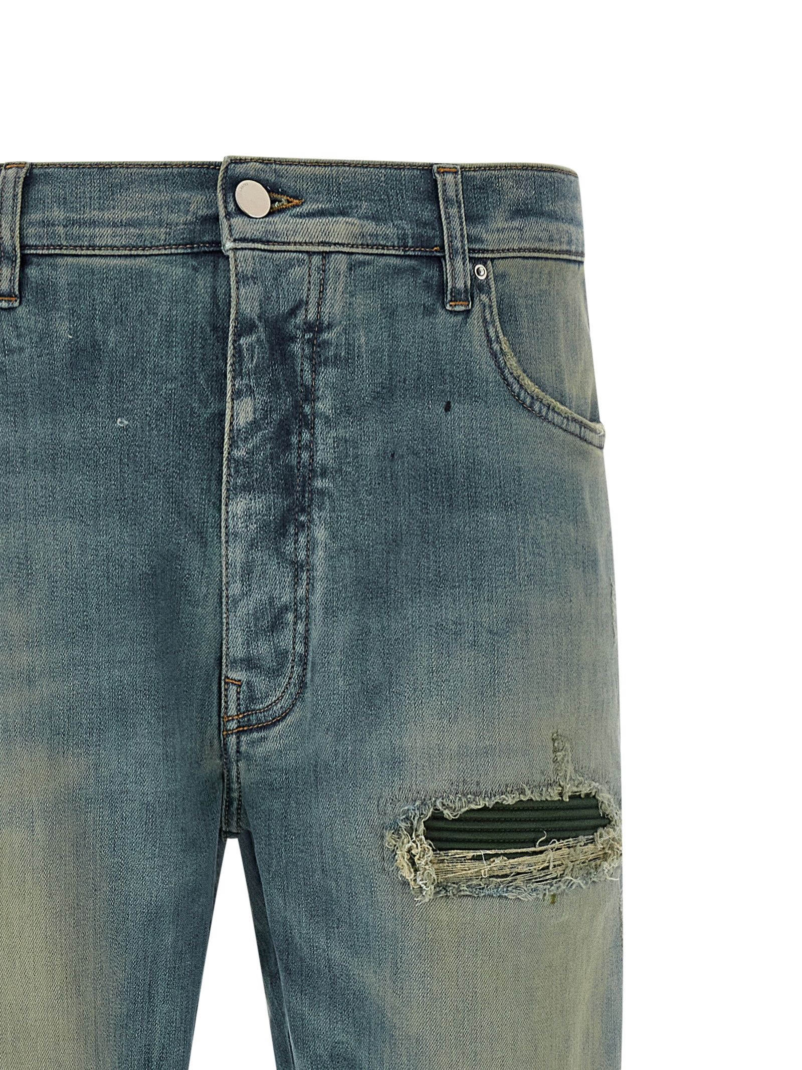 Cotton Relaxed Fit Men's Jeans - Amiri - Modalova