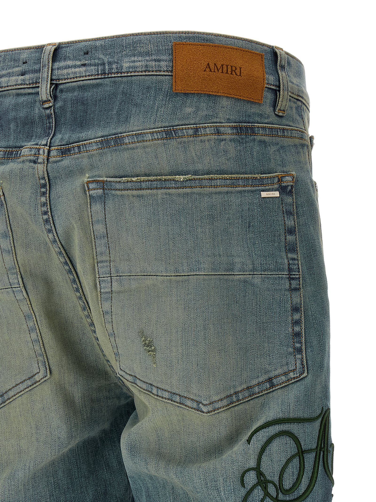 Cotton Relaxed Fit Men's Jeans - Amiri - Modalova