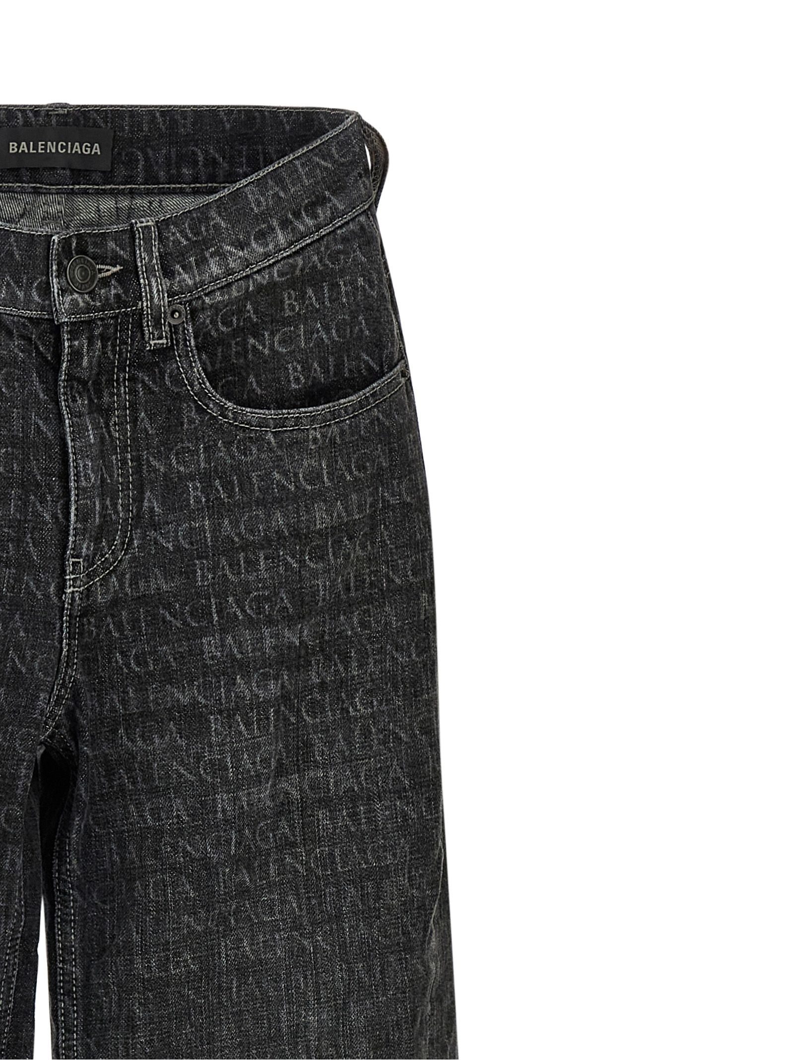 Cotton Flared Women's Jeans - Balenciaga - Modalova