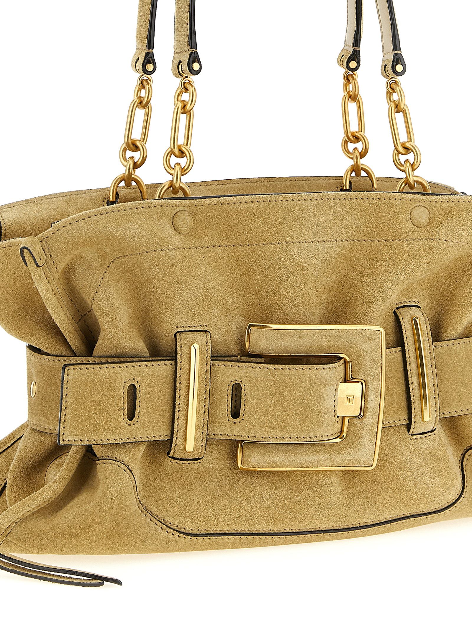Calfskin Shoulder Women's Bag - Balmain - Modalova