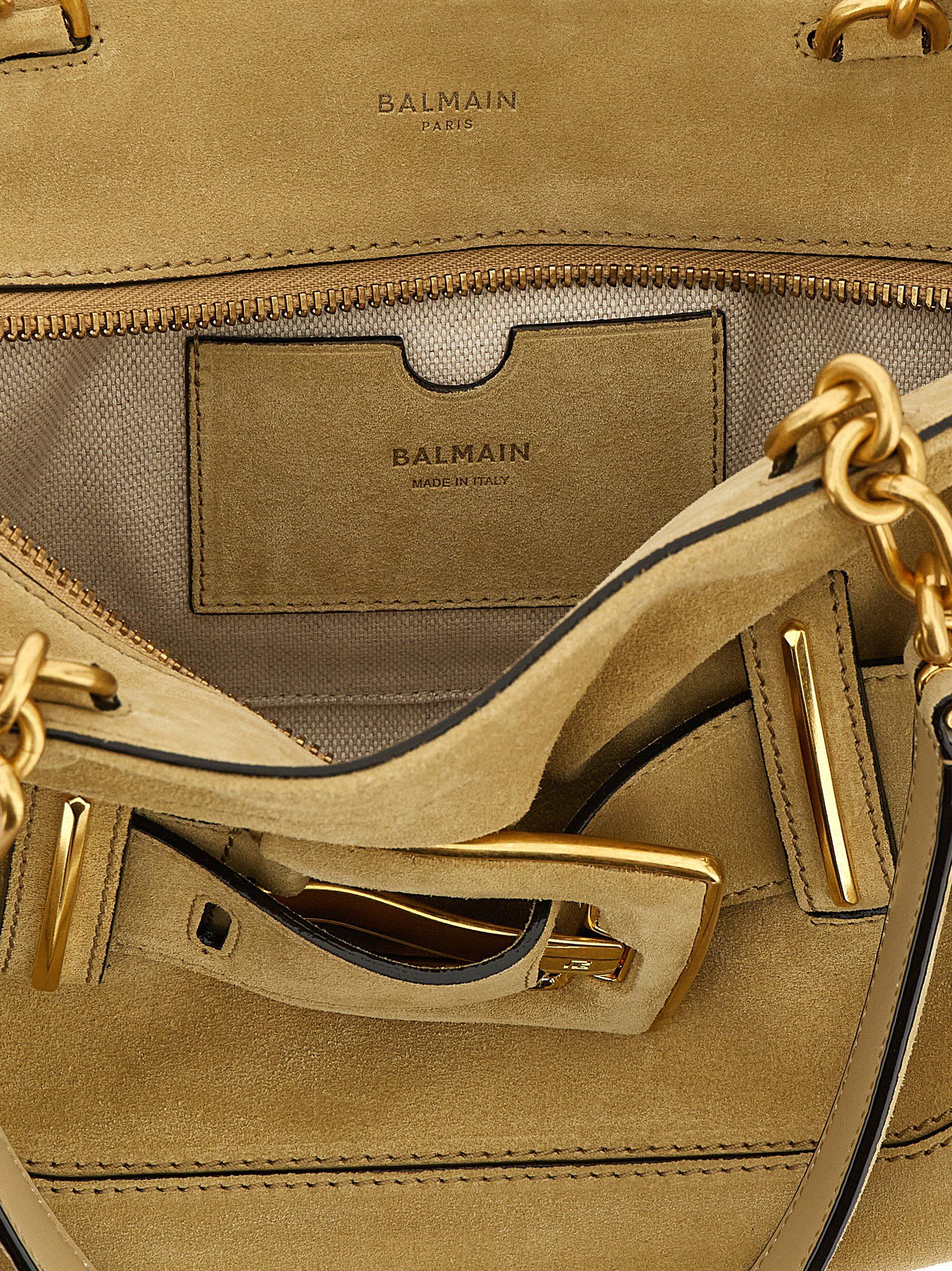 Calfskin Shoulder Women's Bag - Balmain - Modalova