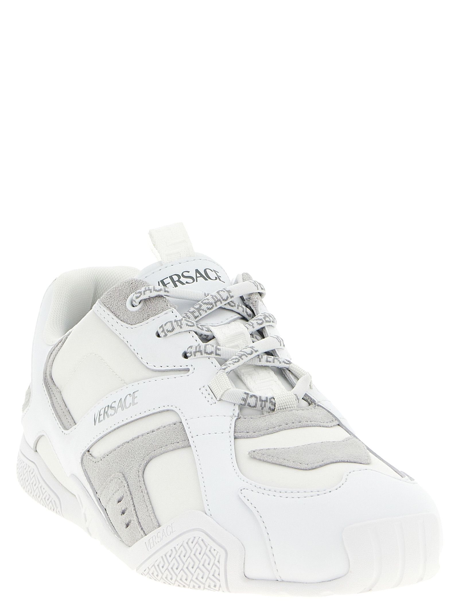 Calfskin Athletic Men's Sneakers - Versace - Modalova