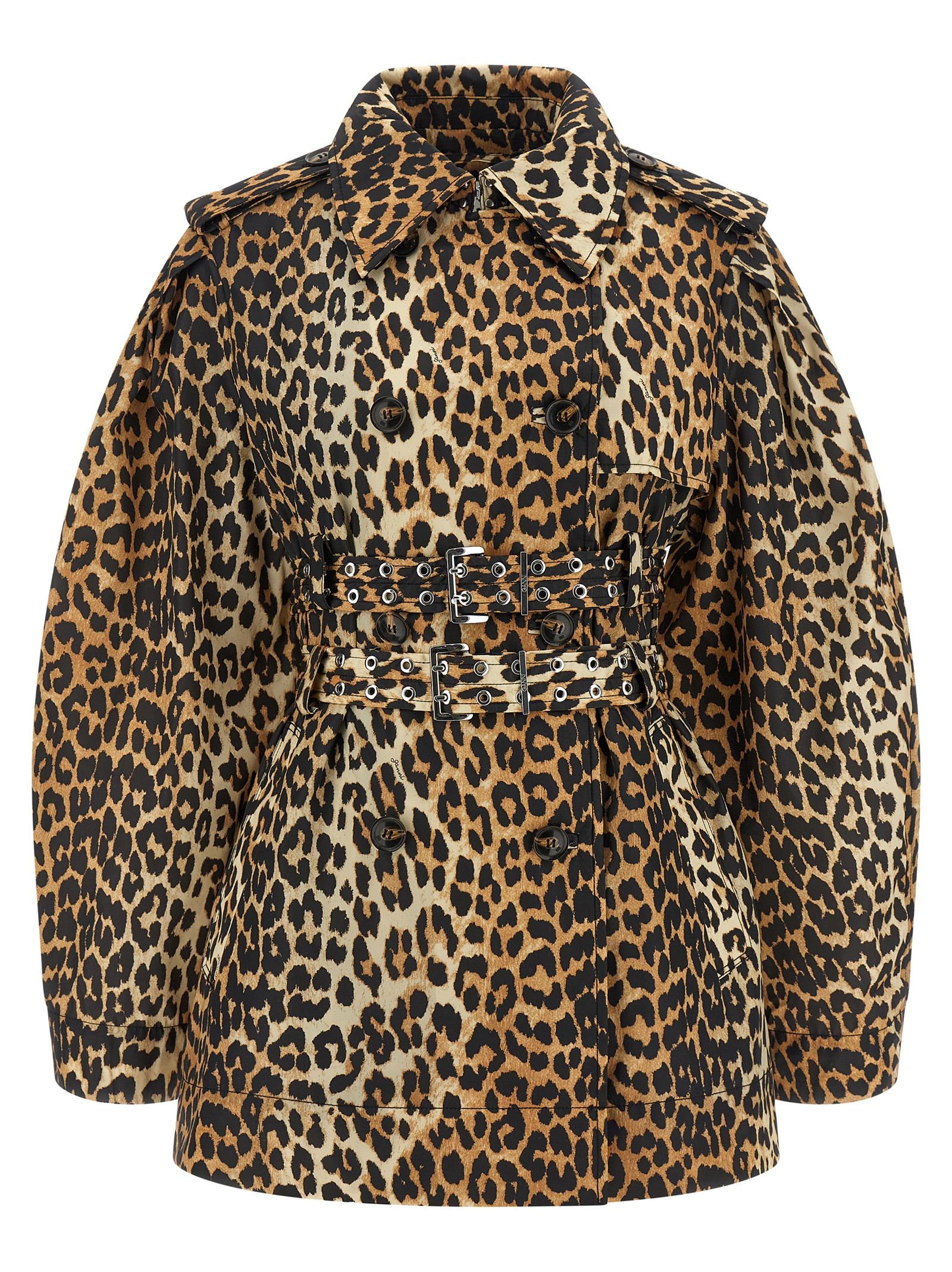 Recycled Polyamide Women's Coat - Ganni - Modalova