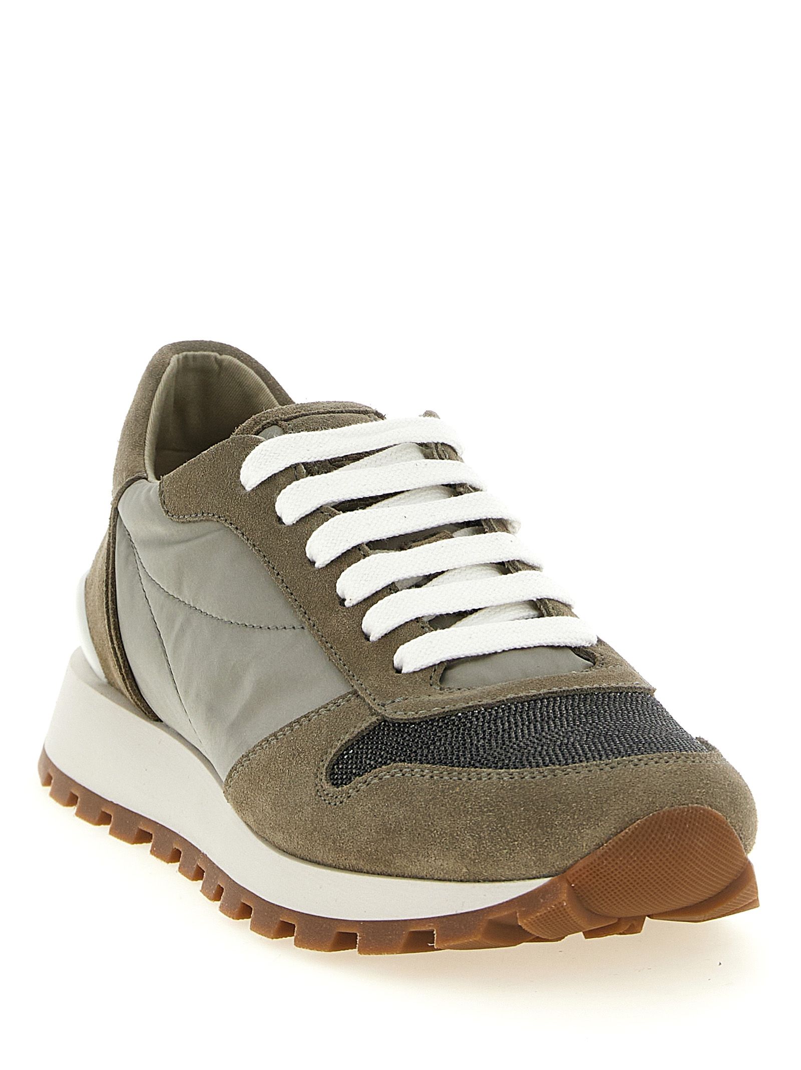 Polyester Athletic Women's Sneakers - Brunello Cucinelli - Modalova