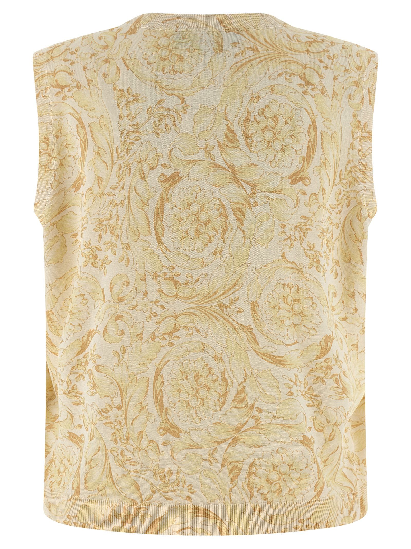 Silk Sleeveless Women's Jacket - Versace - Modalova
