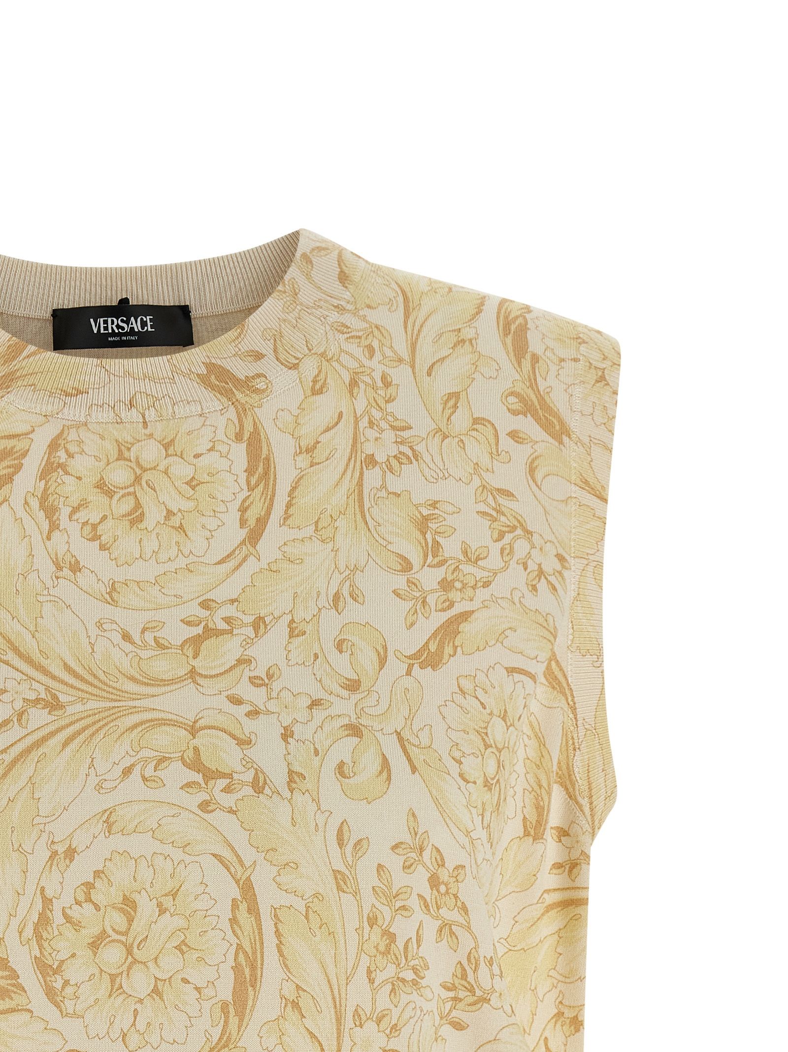 Silk Sleeveless Women's Jacket - Versace - Modalova