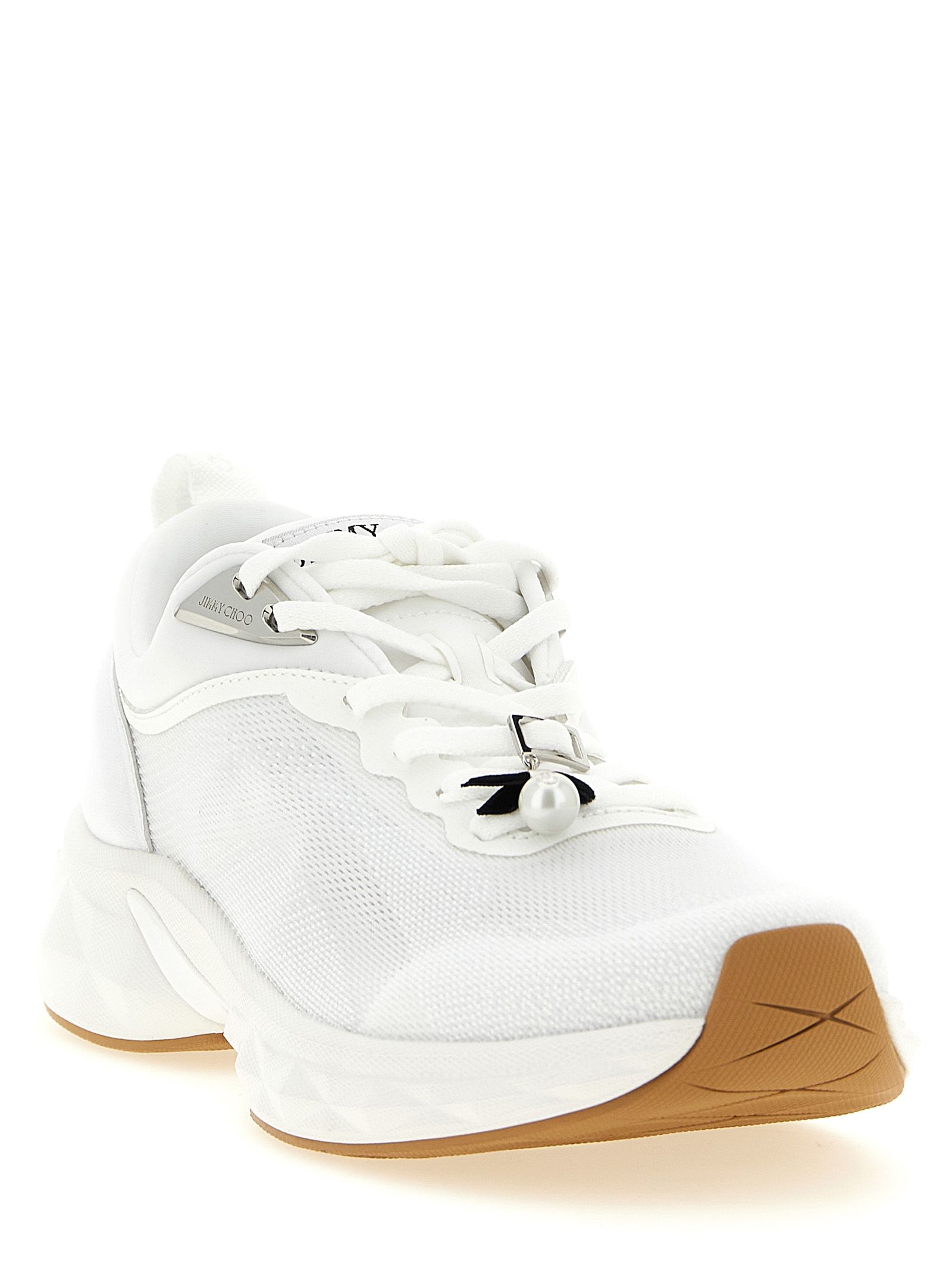 Tencel Athletic Women's Sneakers - Jimmy Choo - Modalova