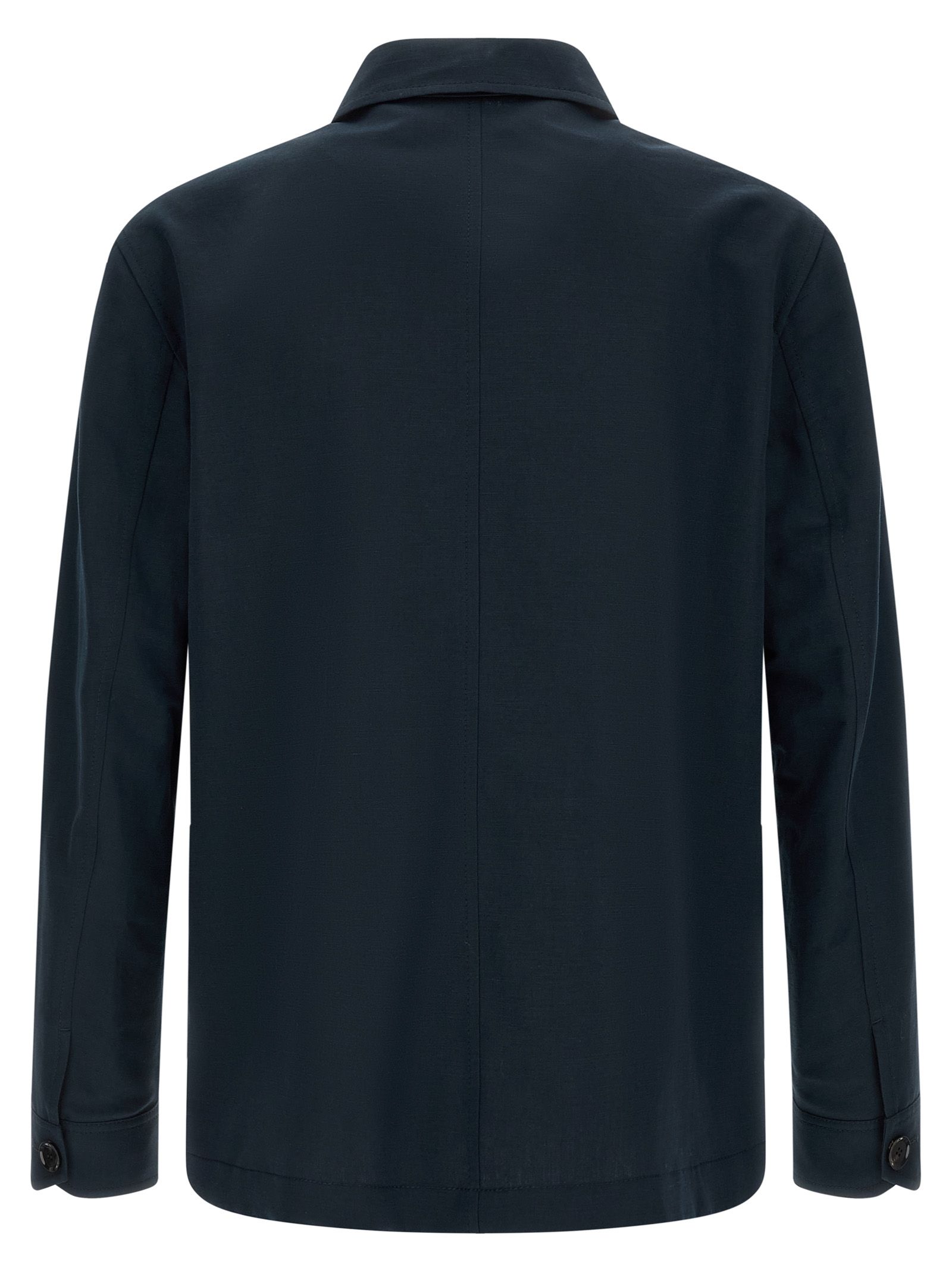 Linen Full-Length Men's Jacket - Brioni - Modalova