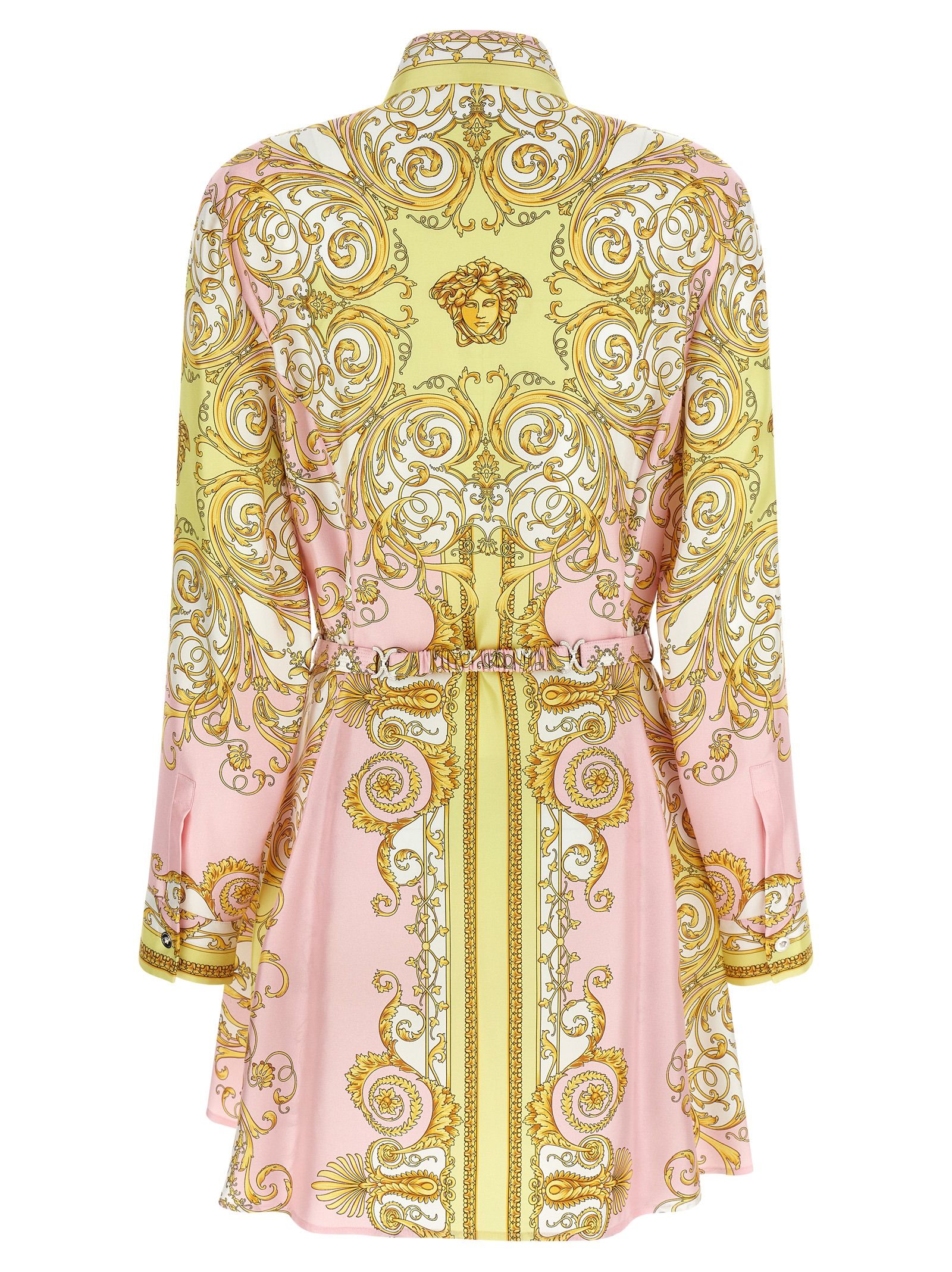 Silk Short Women's Dress - Versace - Modalova