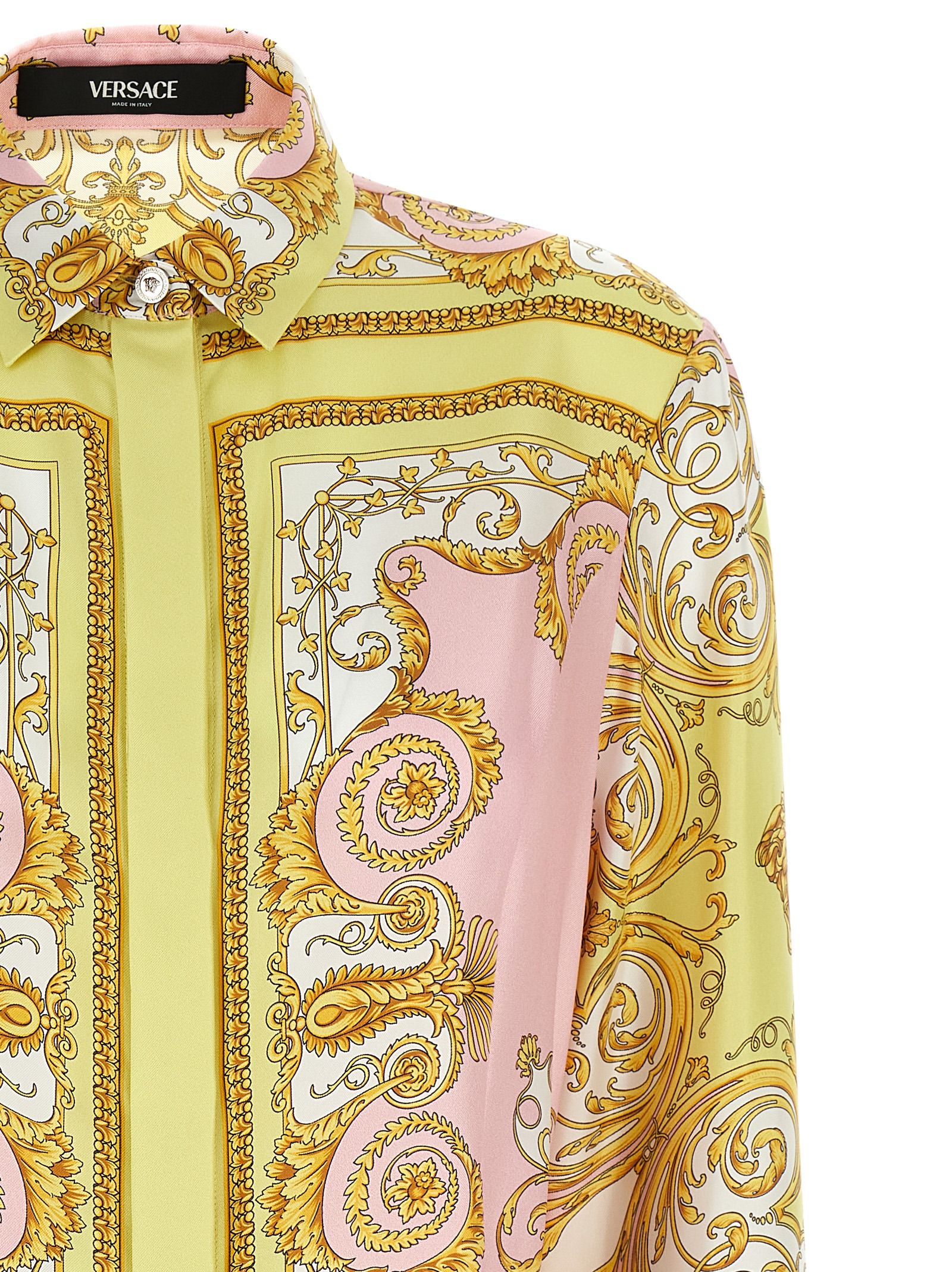 Silk Short Women's Dress - Versace - Modalova