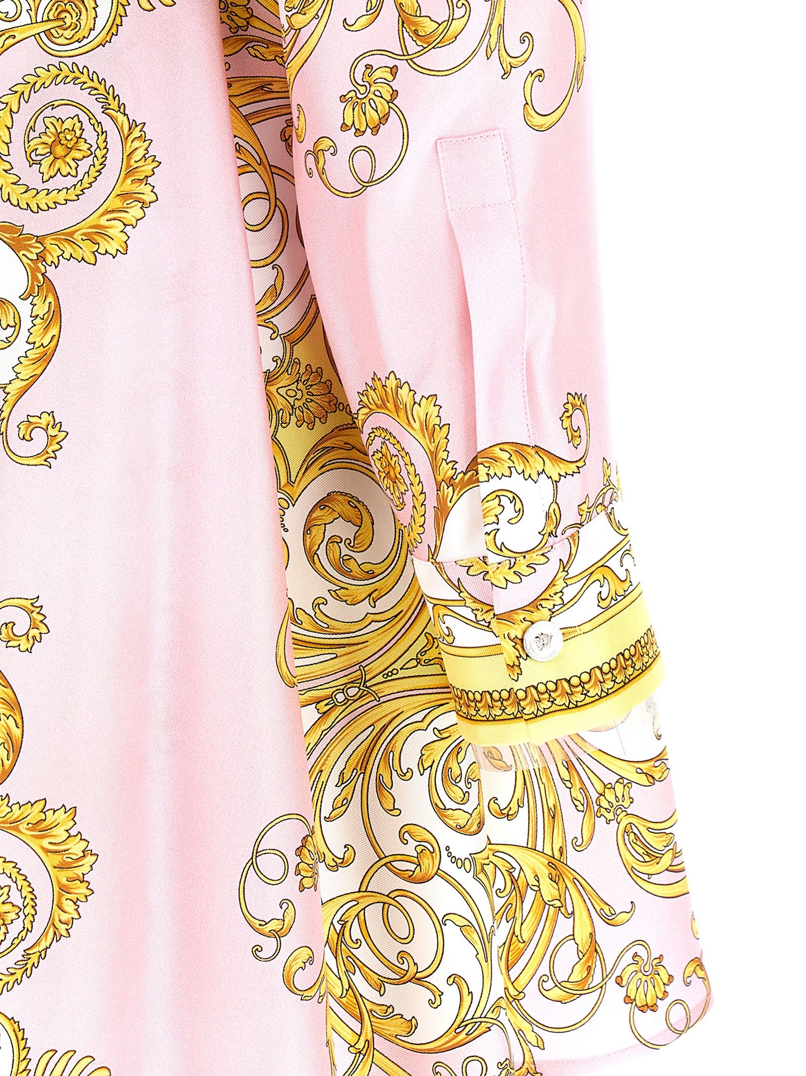 Silk Short Women's Dress - Versace - Modalova