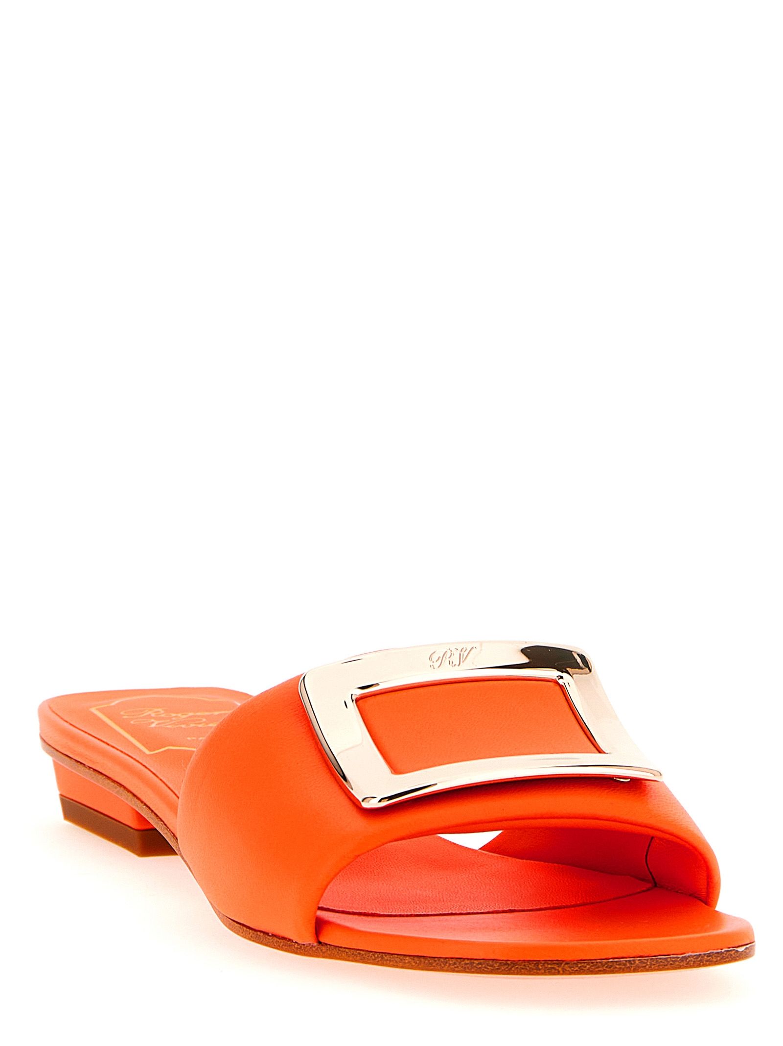 Lamb Leather Mid Heel Women's Pumps - Roger Vivier - Modalova