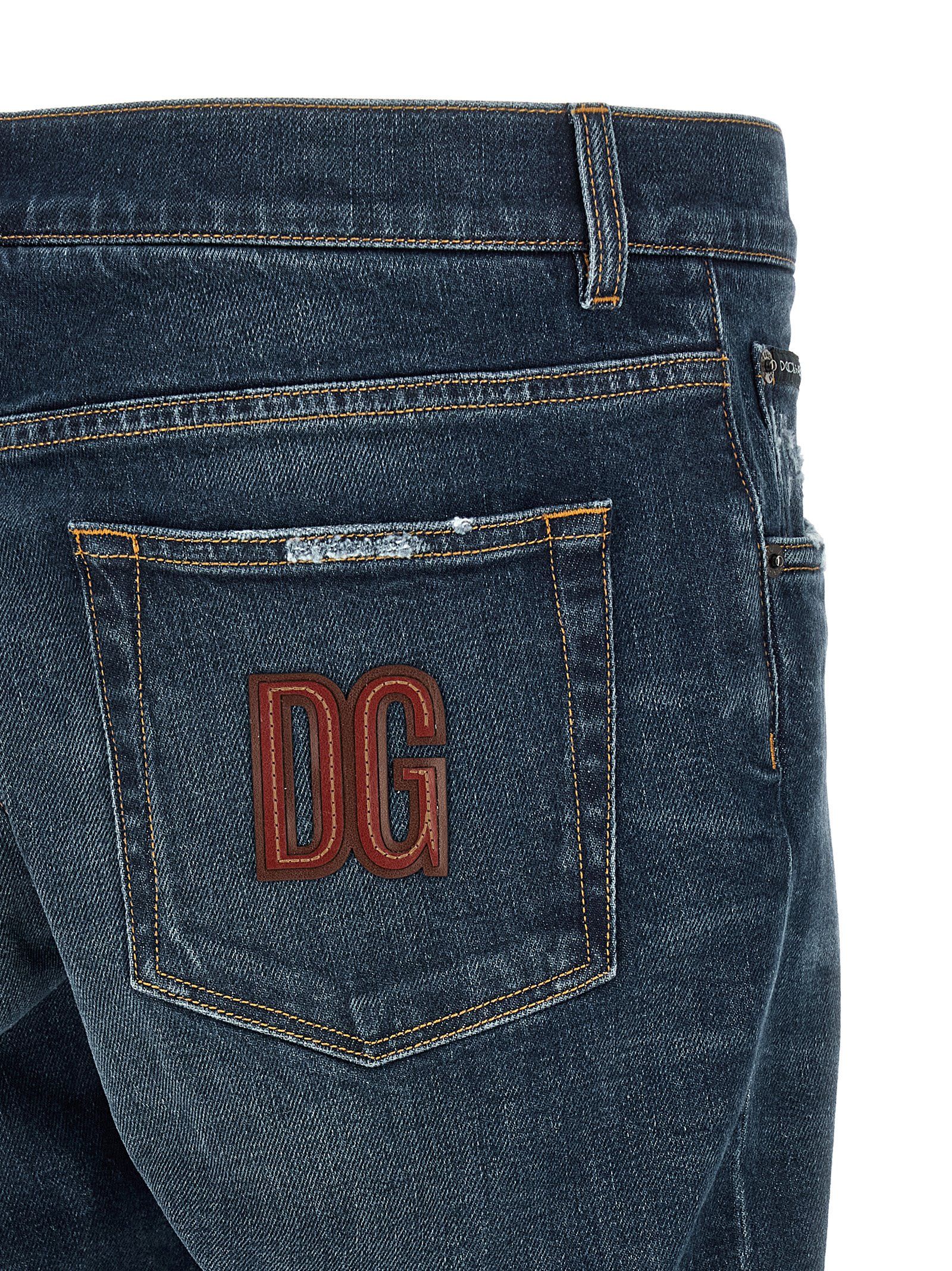 Cotton Jeans Men's Denim - Dolce & Gabbana - Modalova