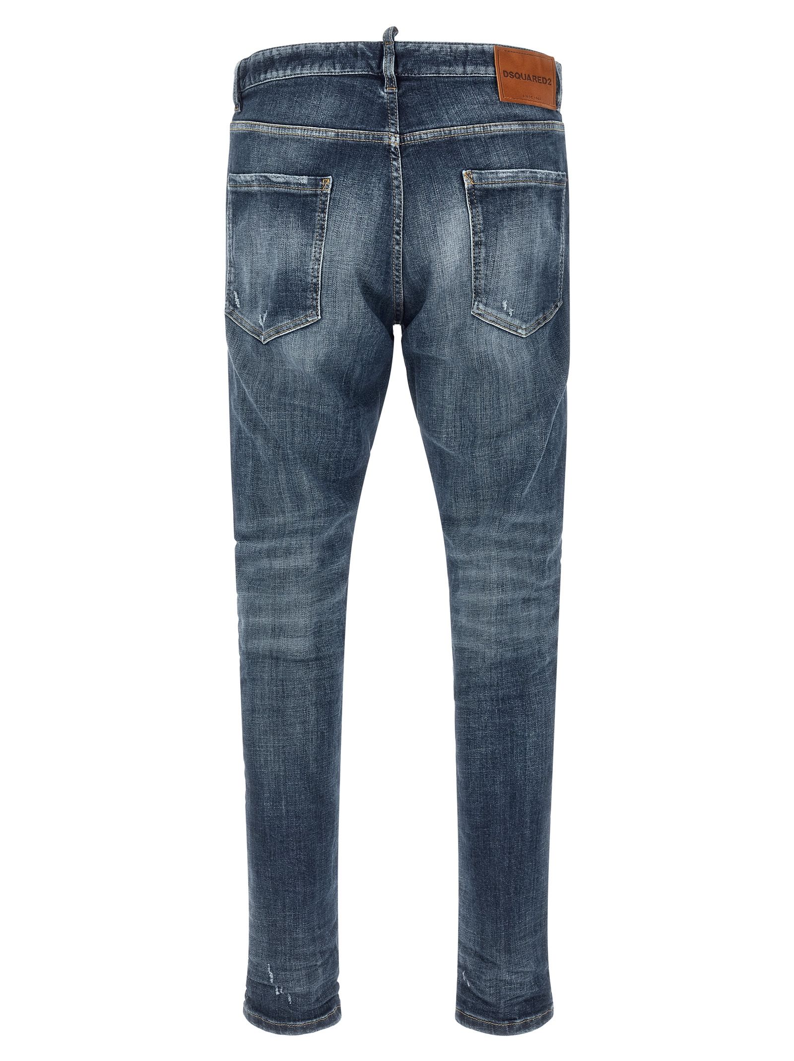 Cotton Slim Fit Men's Jeans - Dsquared² - Modalova