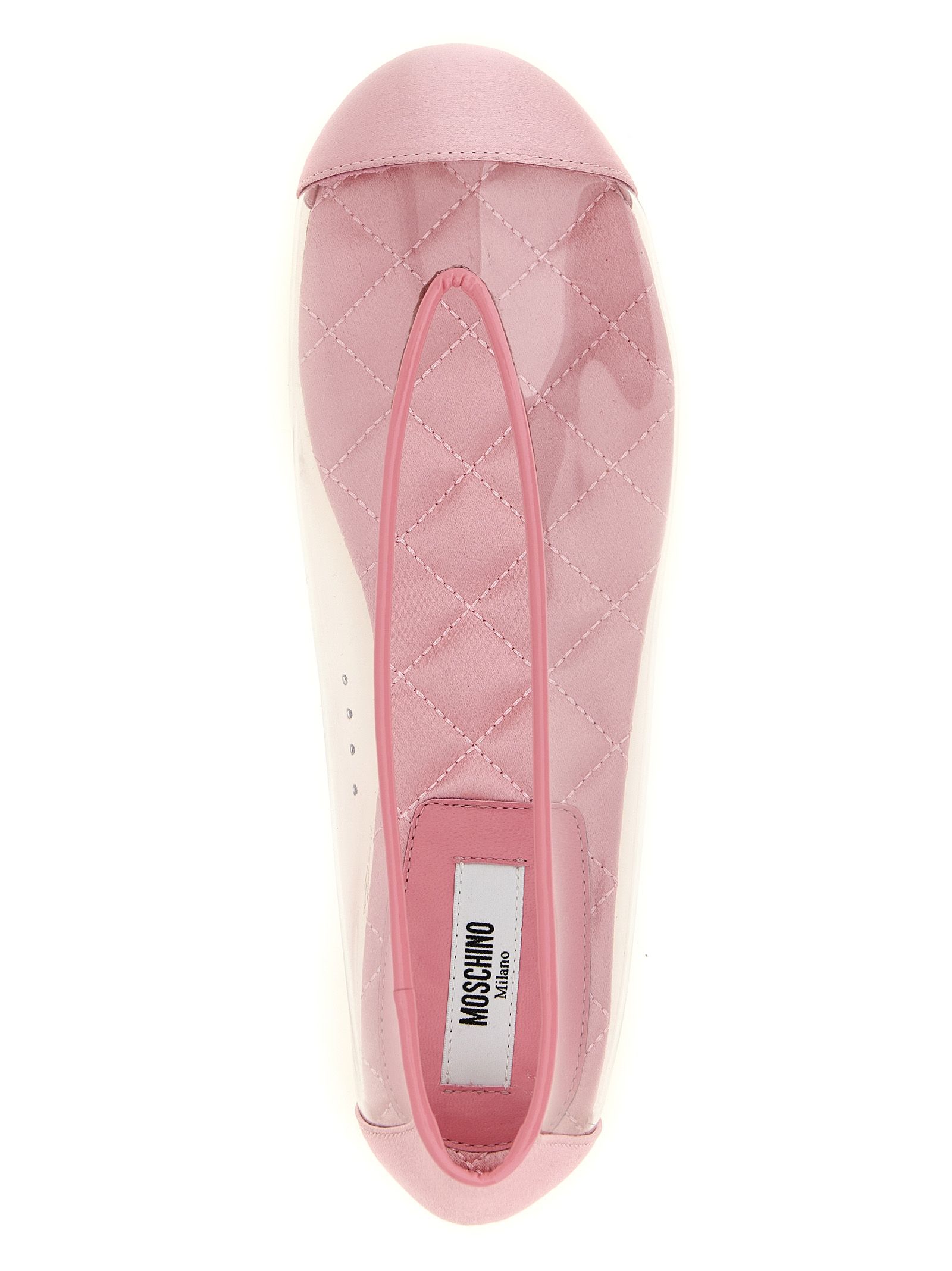 Pvc Ballet Women's Flats - Moschino - Modalova