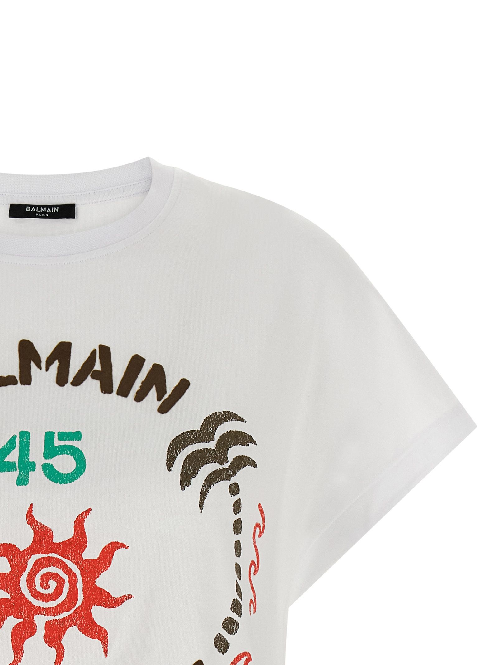 Cotton Women's T-Shirt - Balmain - Modalova