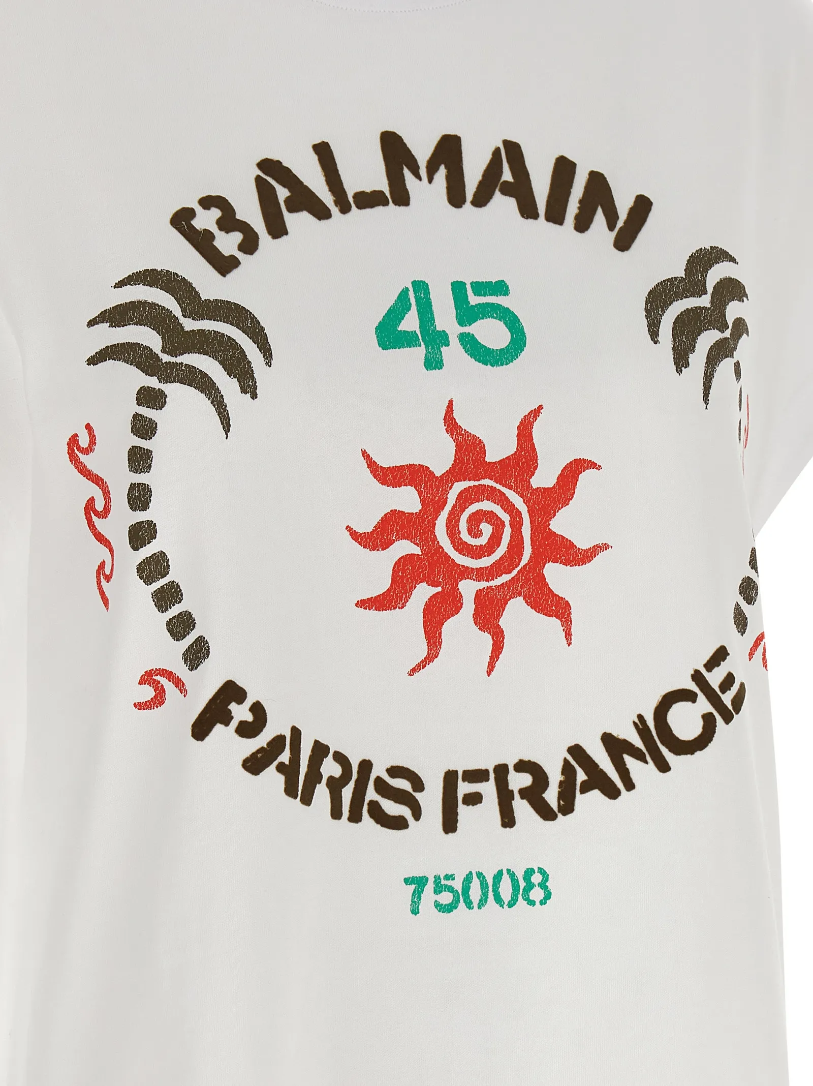 Cotton Women's T-Shirt - Balmain - Modalova