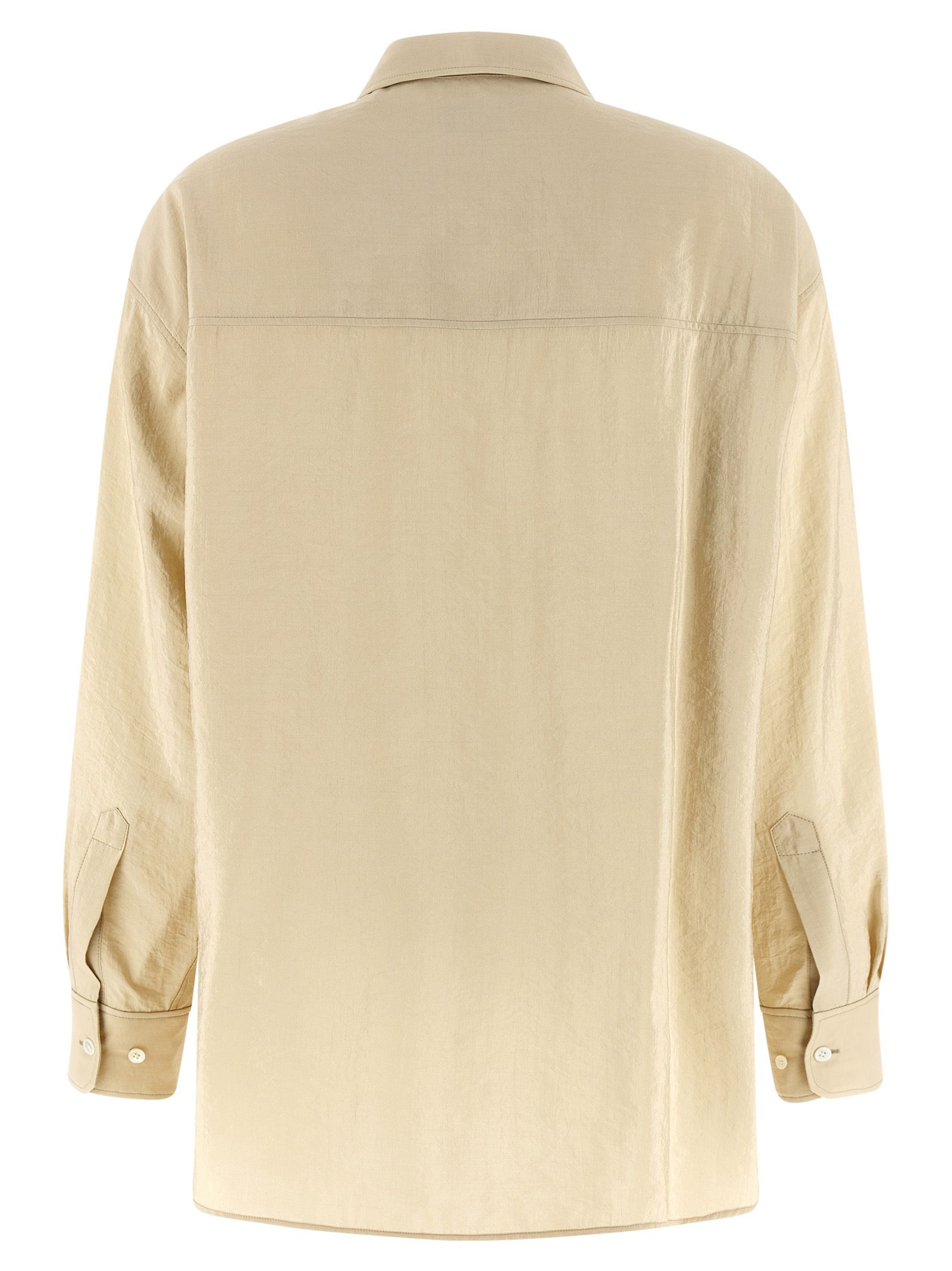 Lemaire Beige Silk Women's Blouse - Lemaire - Modalova