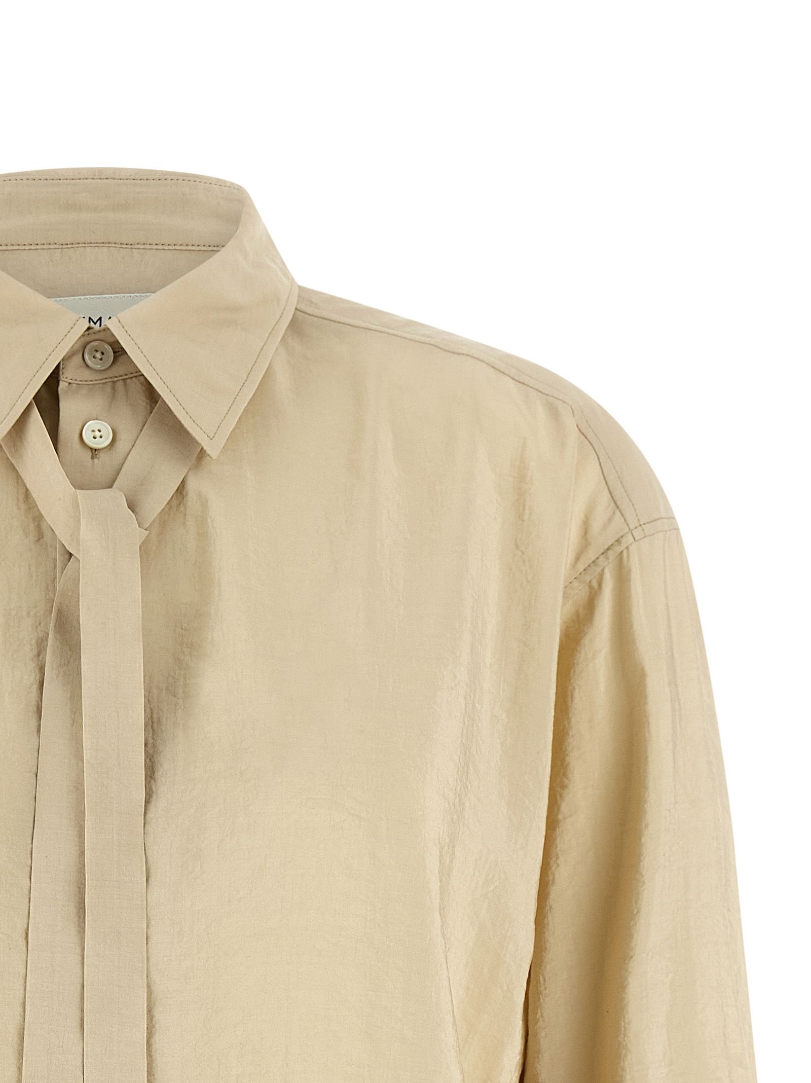 Lemaire Beige Silk Women's Blouse - Lemaire - Modalova