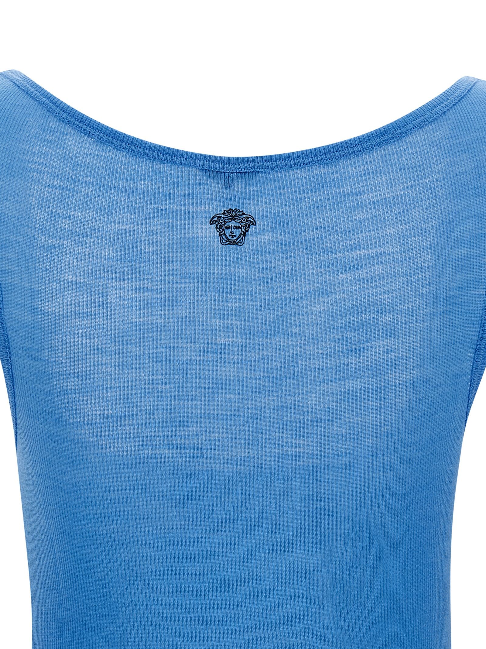 Virgin Wool Tank Women's Tops - Versace - Modalova