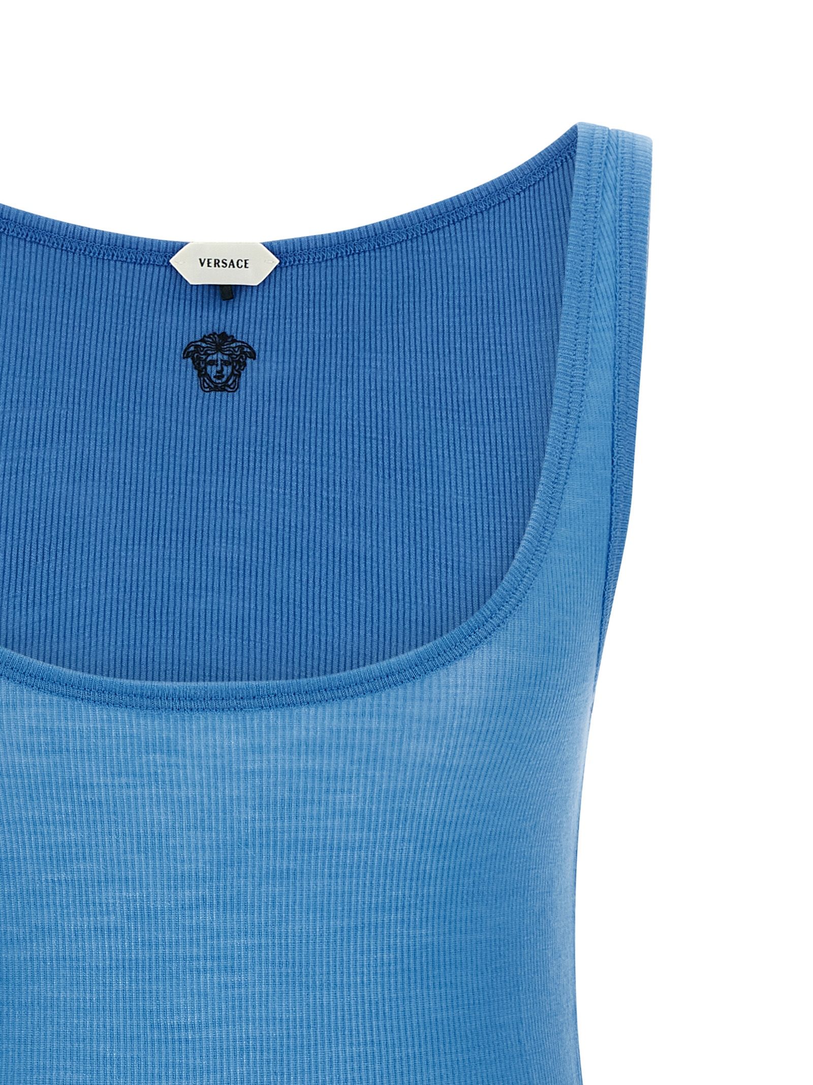 Virgin Wool Tank Women's Tops - Versace - Modalova